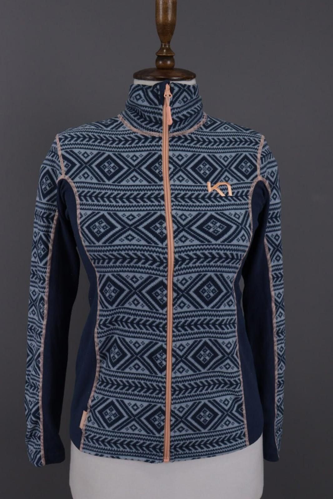 Designer Kari Traa Blue Nordic Fair Jacket Size S Size S / US 4 / IT 40 - 2 Thumbnail