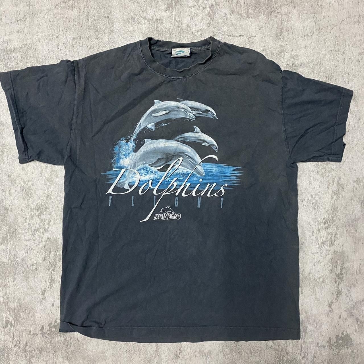 Other 1990s Dolphins Flight graphic tee, black and blue, Size US M / EU 48-50 / 2 - 1 Thumbnail
