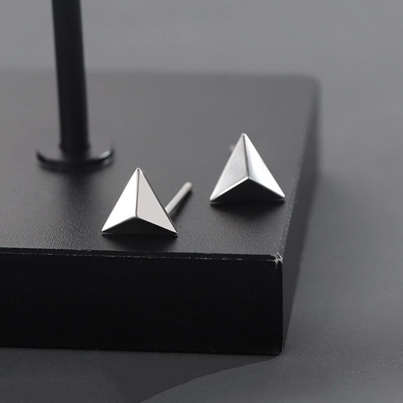 Jewelry Modern Earrings One Pairs Chrome Jewelry Size ONE SIZE - 1 Thumbnail