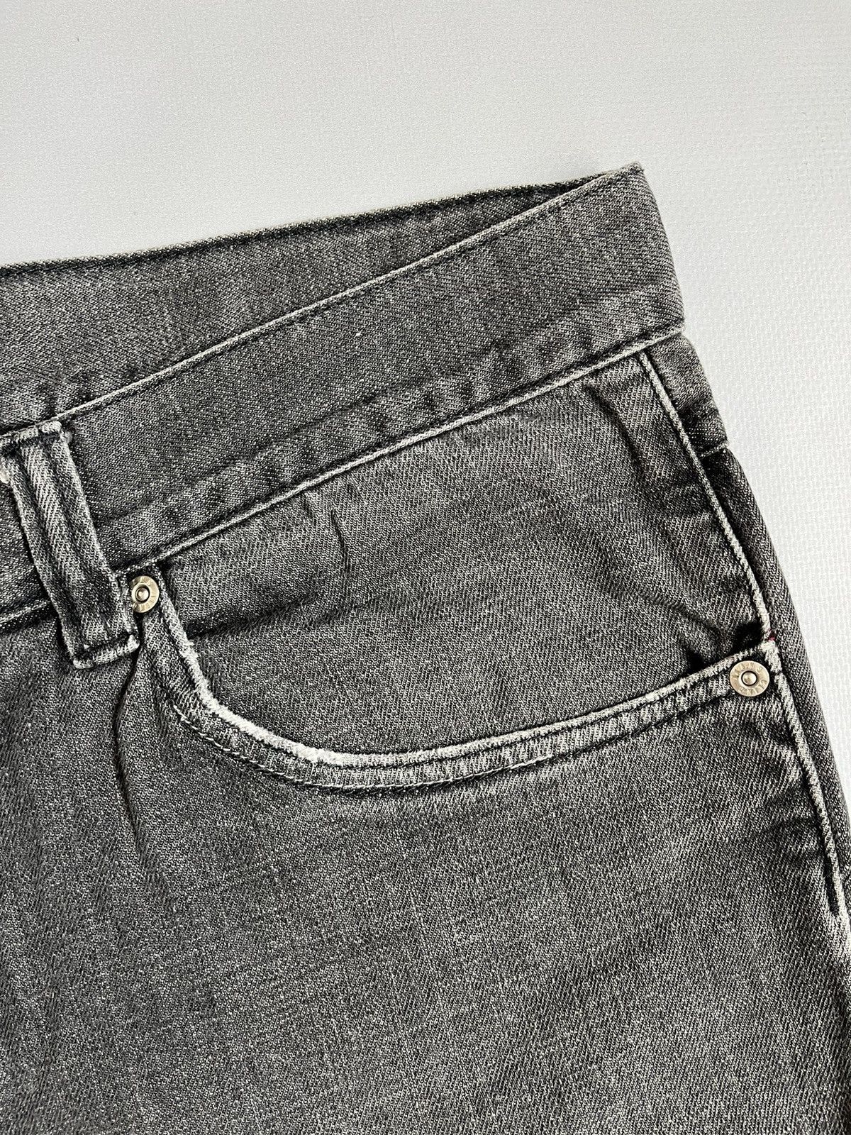 Blind Skateboards × Vintage Blind Skateboards Grey Baggy Distressed Usa Button Pants Size US 36 / EU 52 - 4 Thumbnail