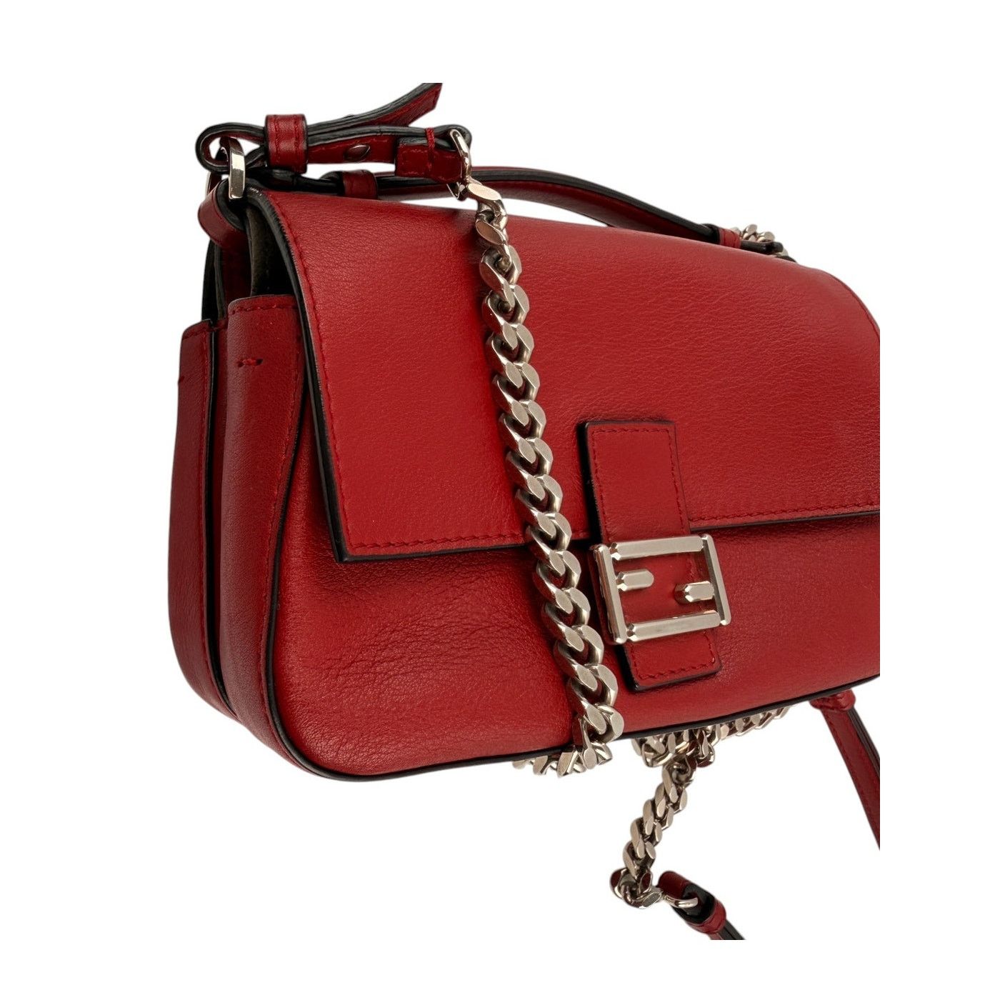 Fendi Fendi Micro Monster Baguette Bag red Size ONE SIZE - 8 Thumbnail