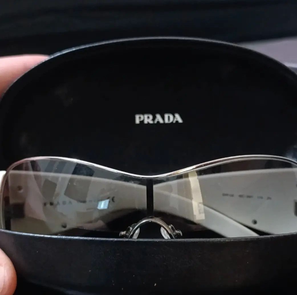 Prada × Vintage PRADA Sunglasses Star SPR 58 Mask Flame Sport Metal Size ONE SIZE - 3 Thumbnail