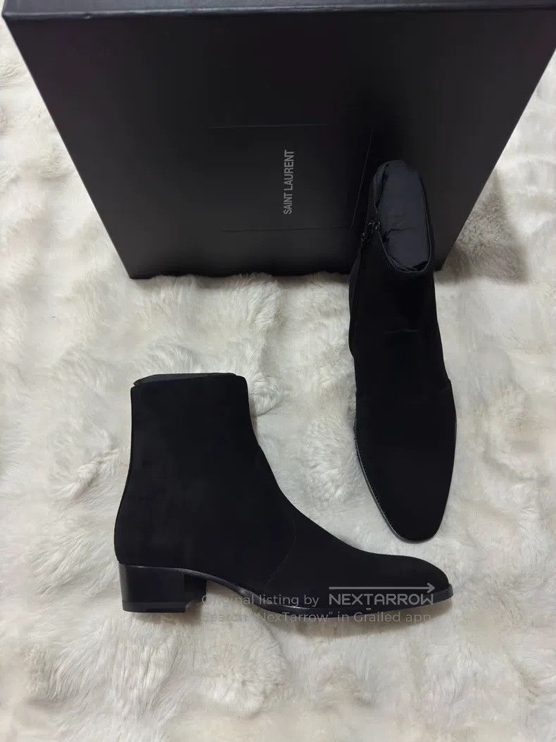 Saint Laurent Paris Saint Laurent Paris Suede Men's Boots Size US 8.5 / EU 41-42 - 1 Thumbnail