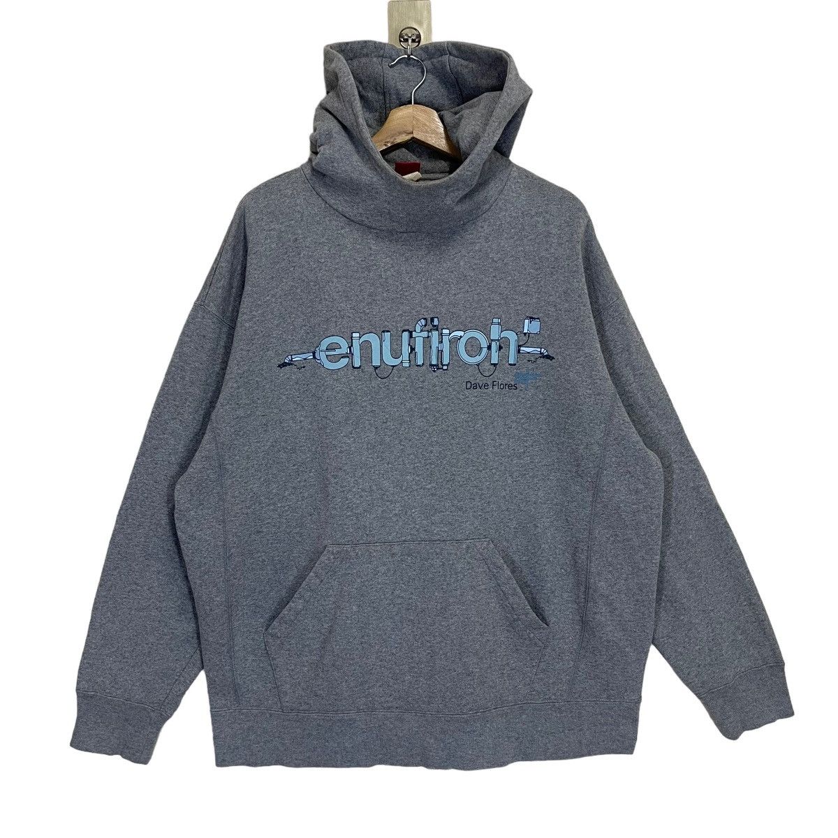 Other Vintage Enufhon Big Logo Skate Hoodie Size US XL / EU 56 / 4 - 1 Thumbnail