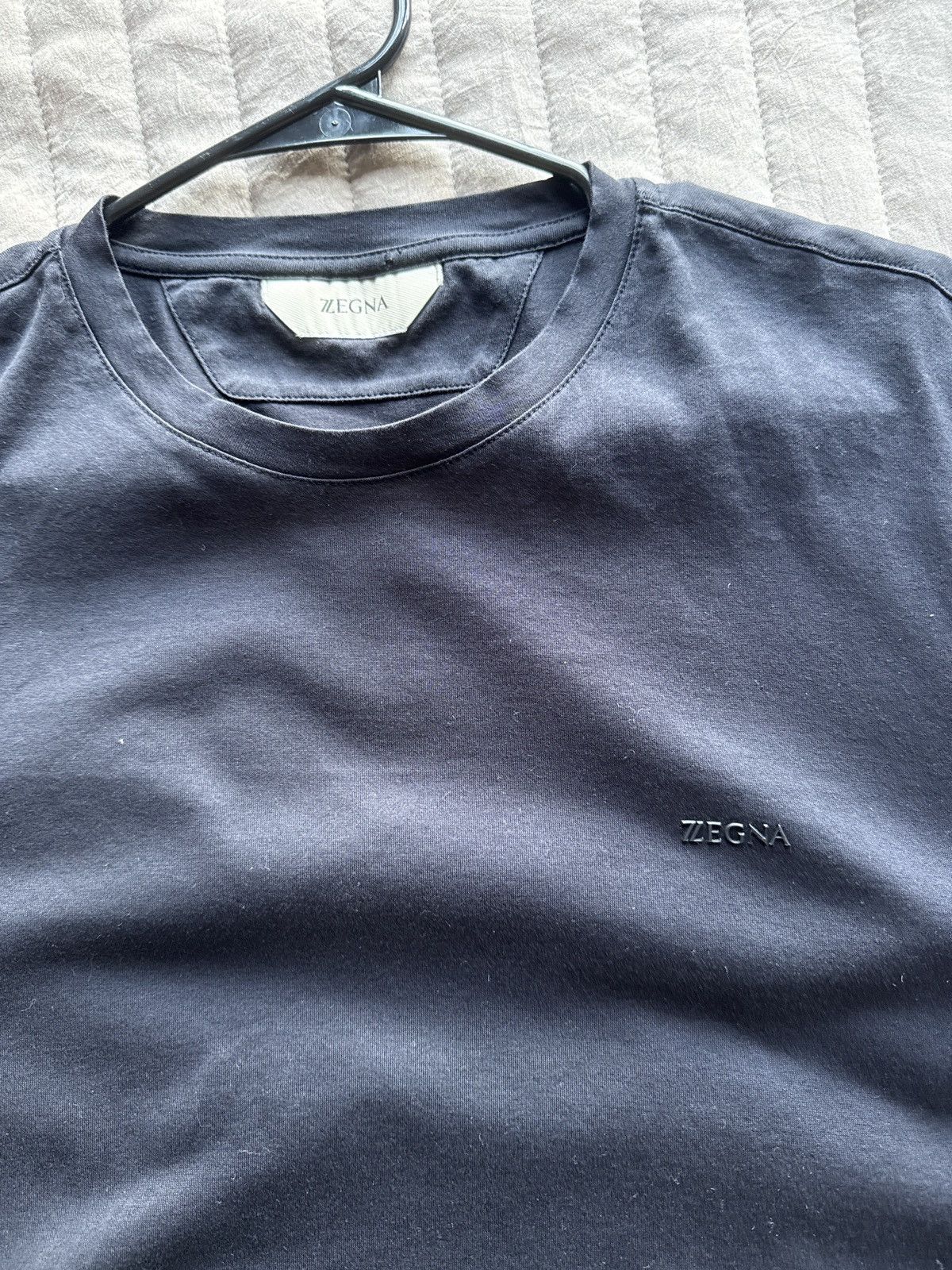 Z Zegna Zegna Black T shirt Size L Size US L / EU 52-54 / 3 - 1 Thumbnail
