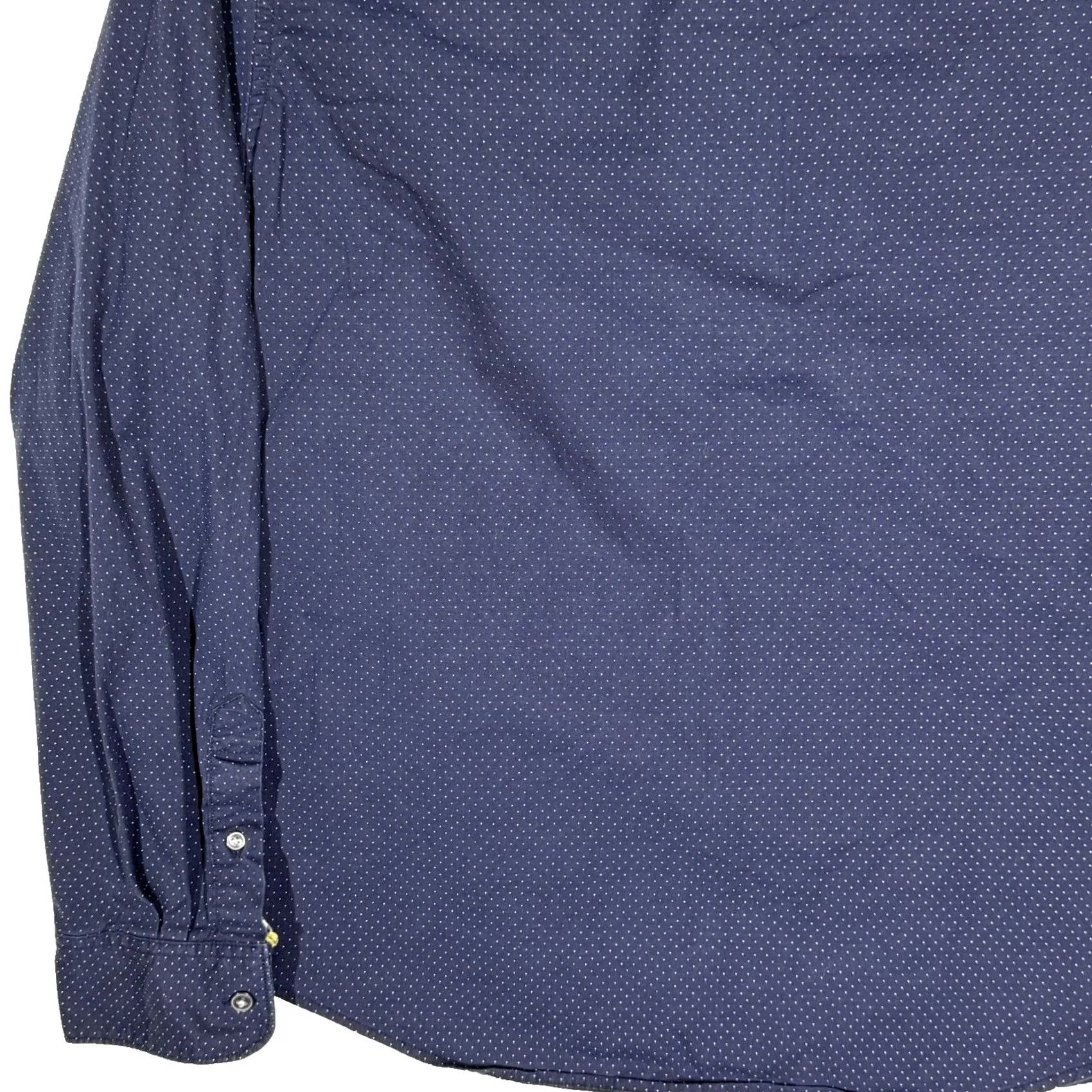 Vintage Cactus Man Slim Shirt L Navy Polka Dot Button-Up Men’s Size US L / EU 52-54 / 3 - 7 Thumbnail