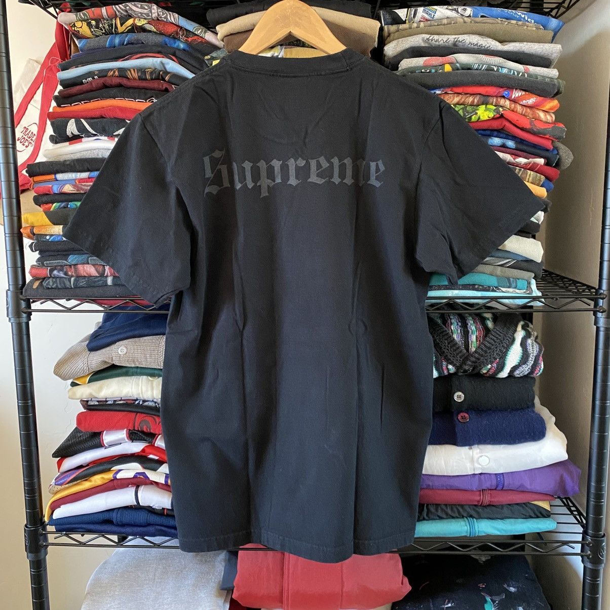 Supreme Supreme Slayer Eagle T-Shirt Black Double Sided 2016 Size US M / EU 48-50 / 2 - 4 Thumbnail