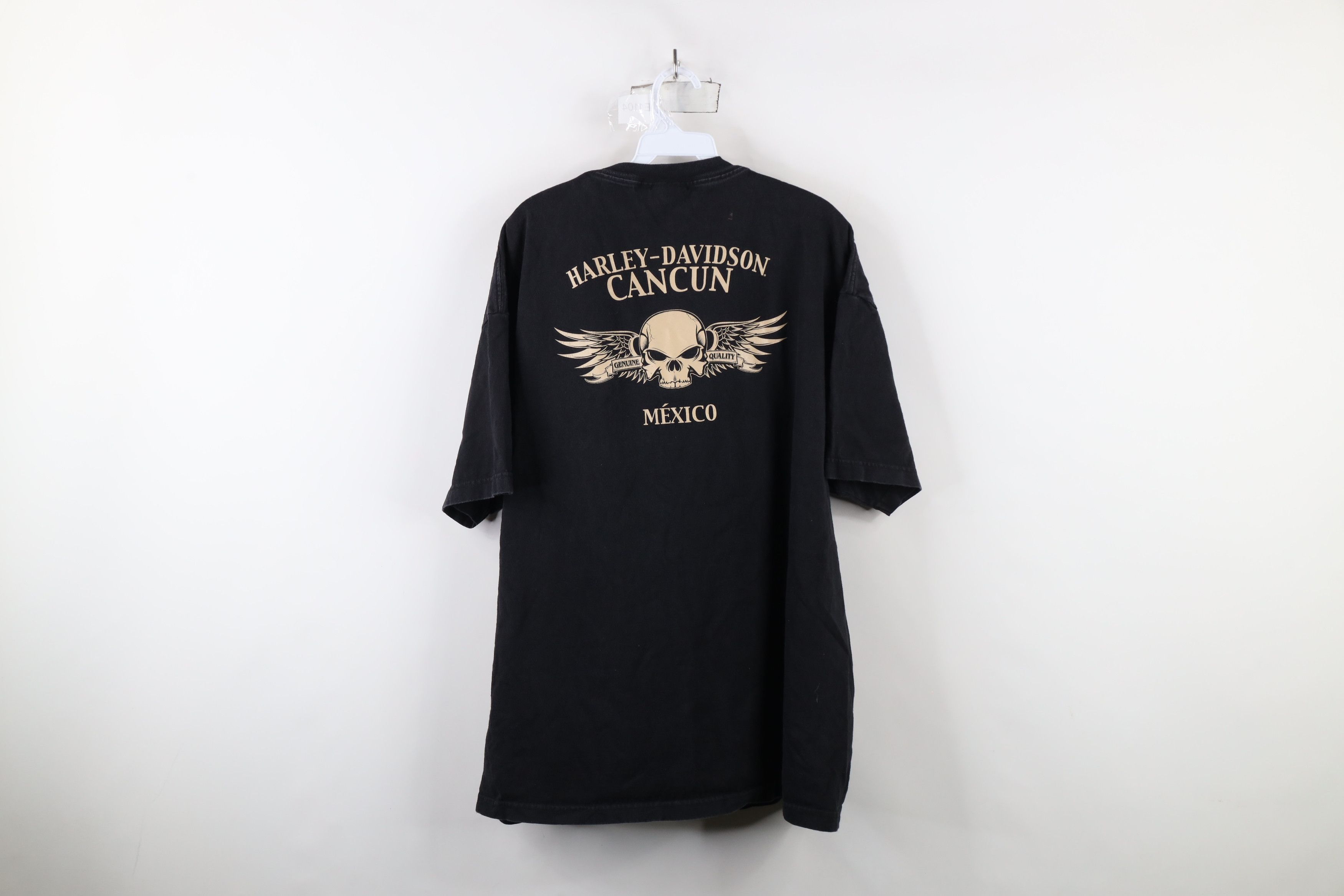 Harley Davidson × Vintage Vintage Y2K Harley Davidson Spell Camouflage Skull T-Shirt Size US XXL / EU 58 / 5 - 9 Thumbnail