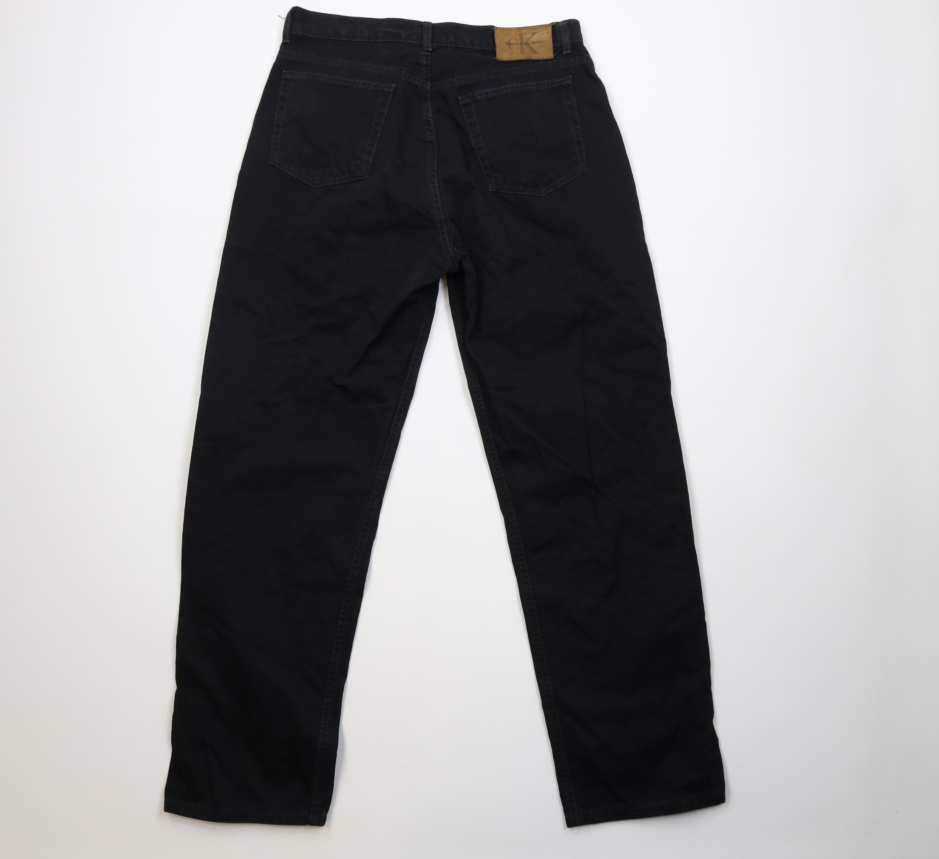 Calvin Klein Vintage 90s Calvin Klein Straight Leg Twill Chino Pants Size US 33 - 10 Thumbnail