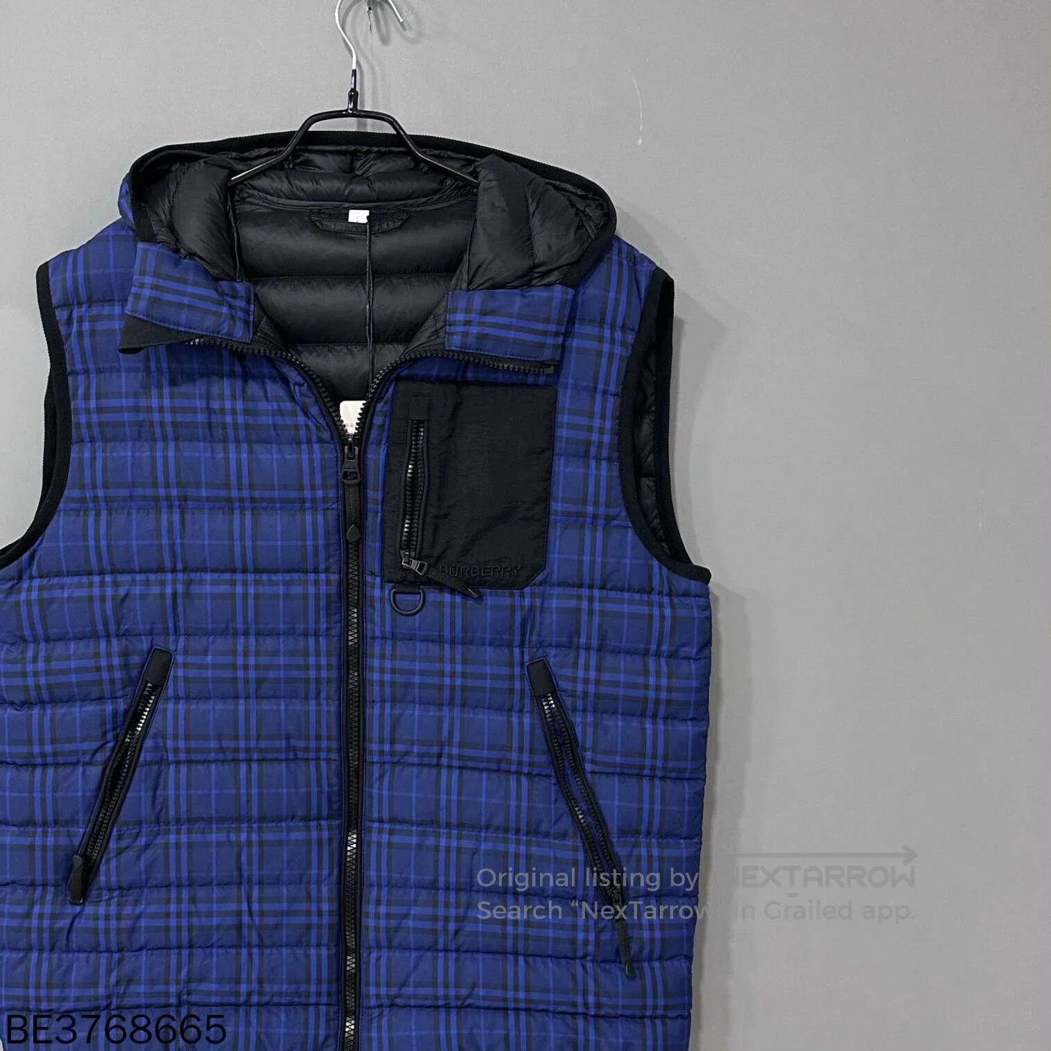 Burberry blue puffer vest from Burberry. Size US M / EU 48-50 / 2 - 3 Thumbnail