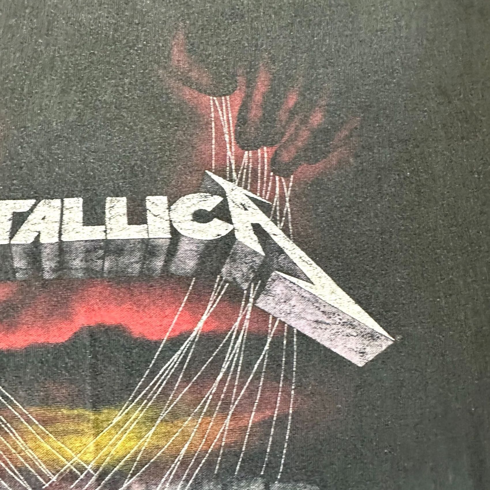 Vintage VINTAGE Metallica Shirt Adult M Black Master of Puppets Heavy Mens Y2K Band T-Shirt Short Sleeve Crew Neck Cotton Jersey Classic 90s Size US M / EU 48-50 / 2 - 4 Thumbnail