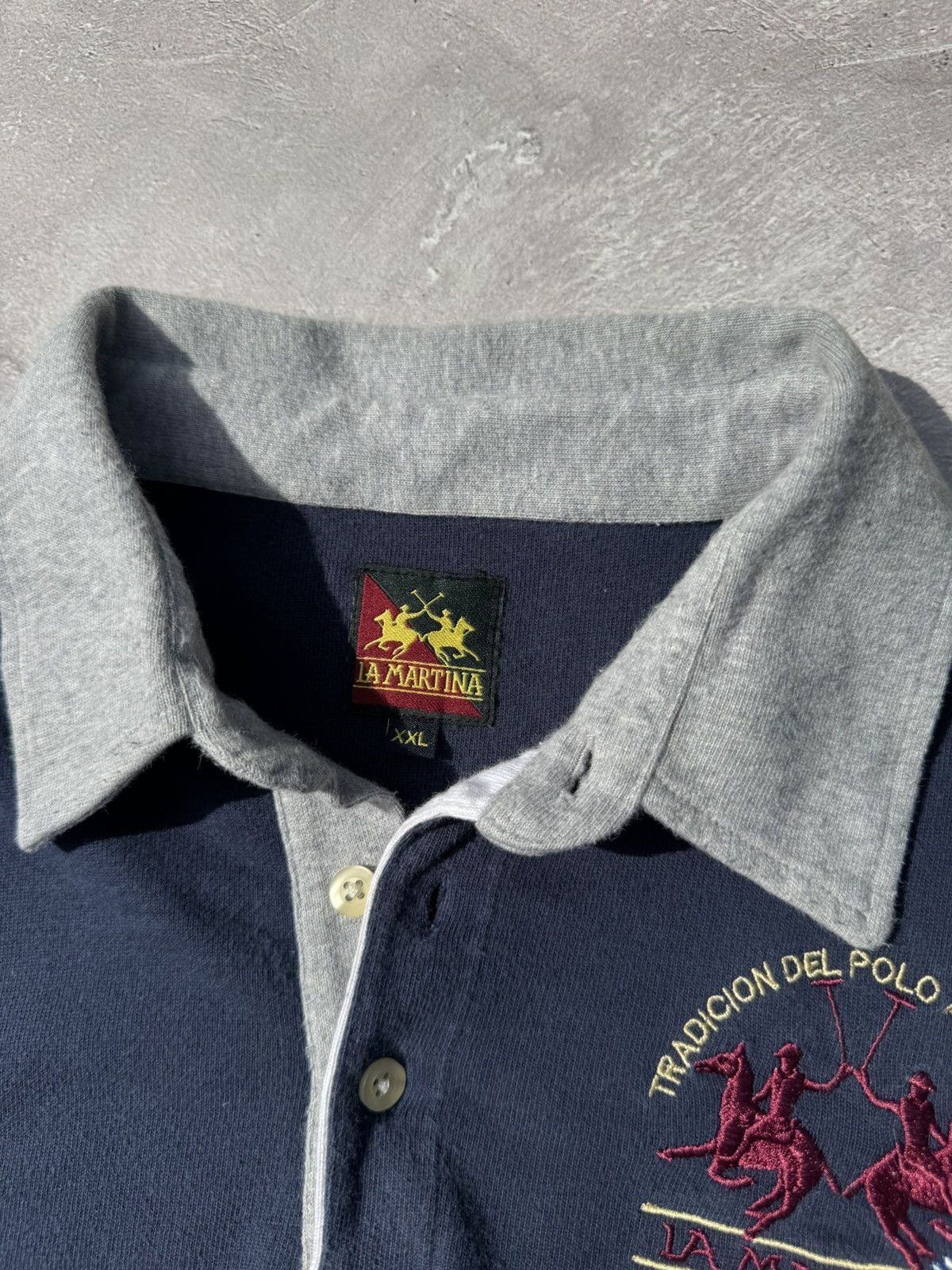 La Martina Vintage La Martina Polo Raph Lauren Style Rugby Long Sleeve Size US XXL / EU 58 / 5 - 5 Thumbnail