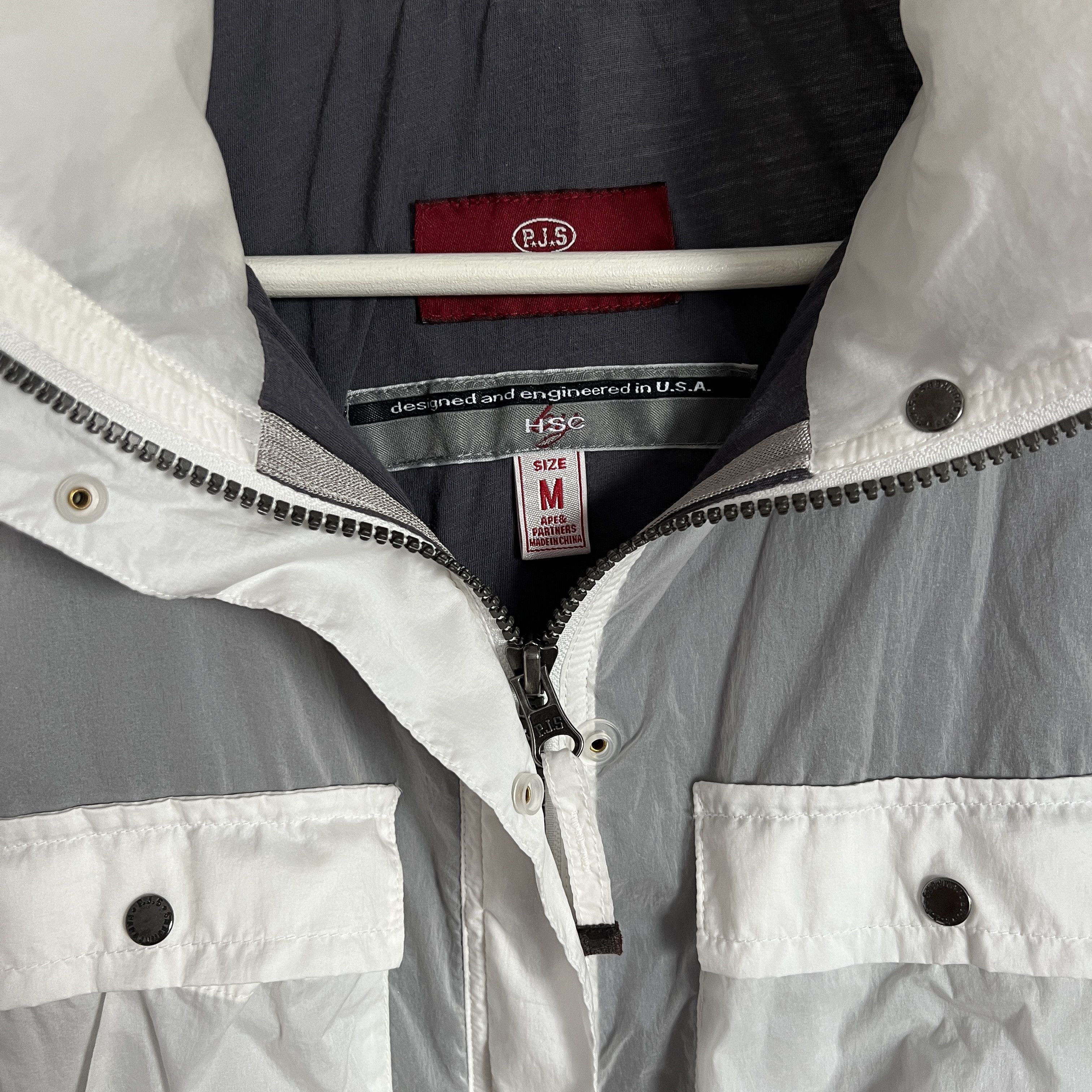 Parajumpers PARAJUMPERS MALIBU By HSC USA White Nylon Pocket Jacket M Size M / US 6-8 / IT 42-44 - 10 Thumbnail