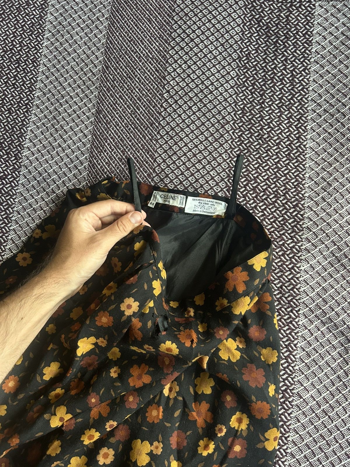 Celine Vintage Celine Midi Skirt Women Luxury Style Size 44 Rare Size 30" / US 8 / IT 44 - 12 Thumbnail