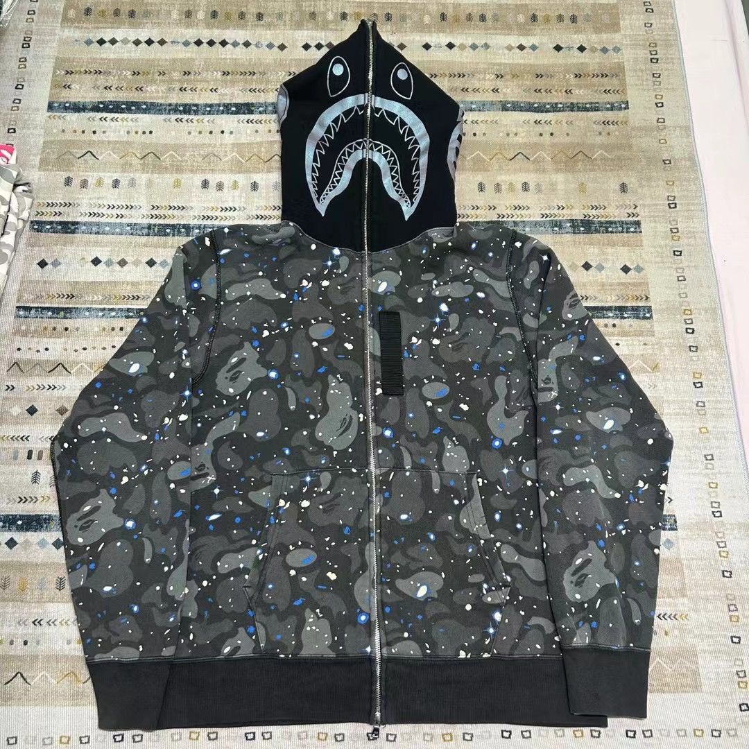 BAPE CAMO SHARK FULL ZIP HOODIE