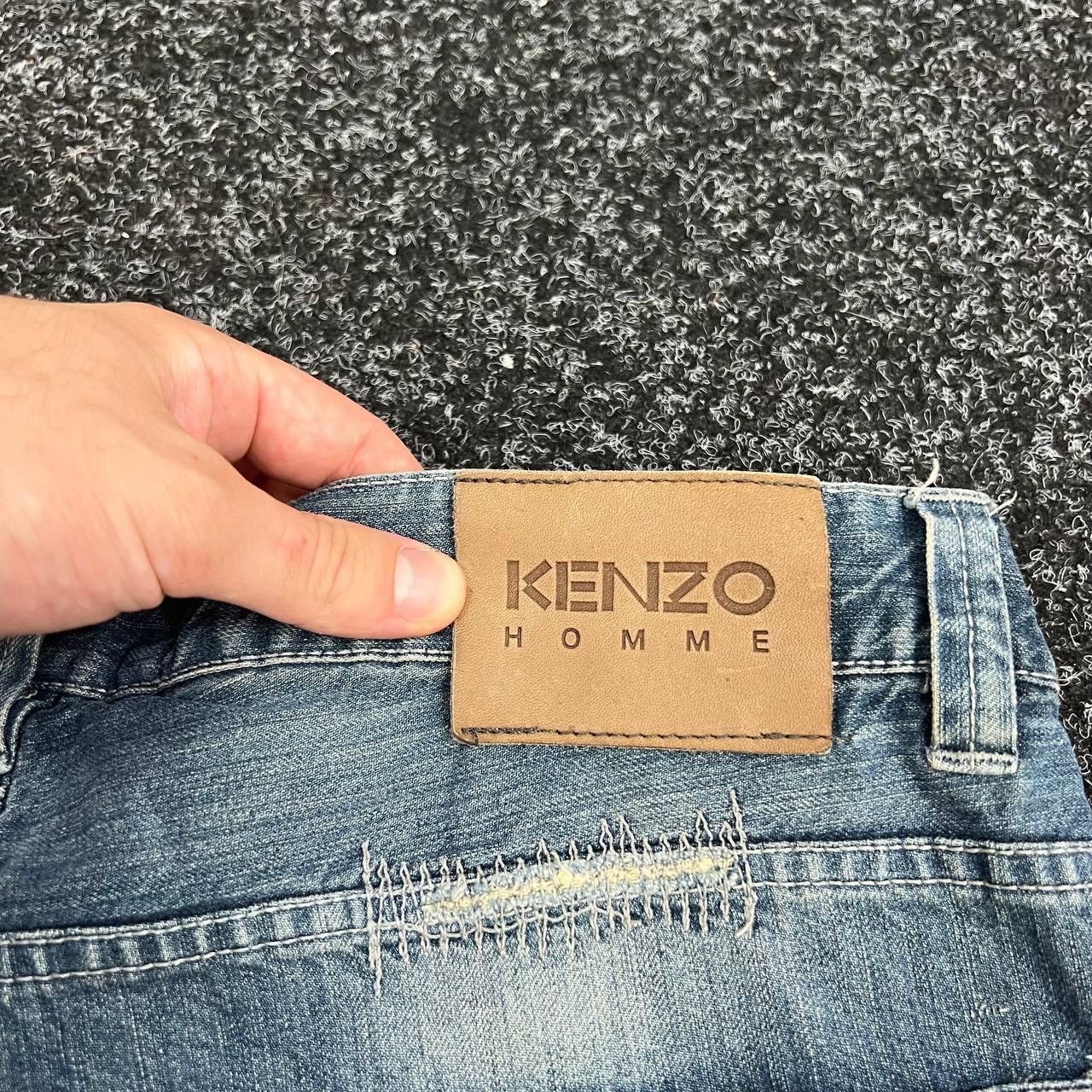 Kenzo Kenzo Rare Archive 90s Denim Pants Japanese Jeans Designer Size US 36 / EU 52 - 5 Thumbnail