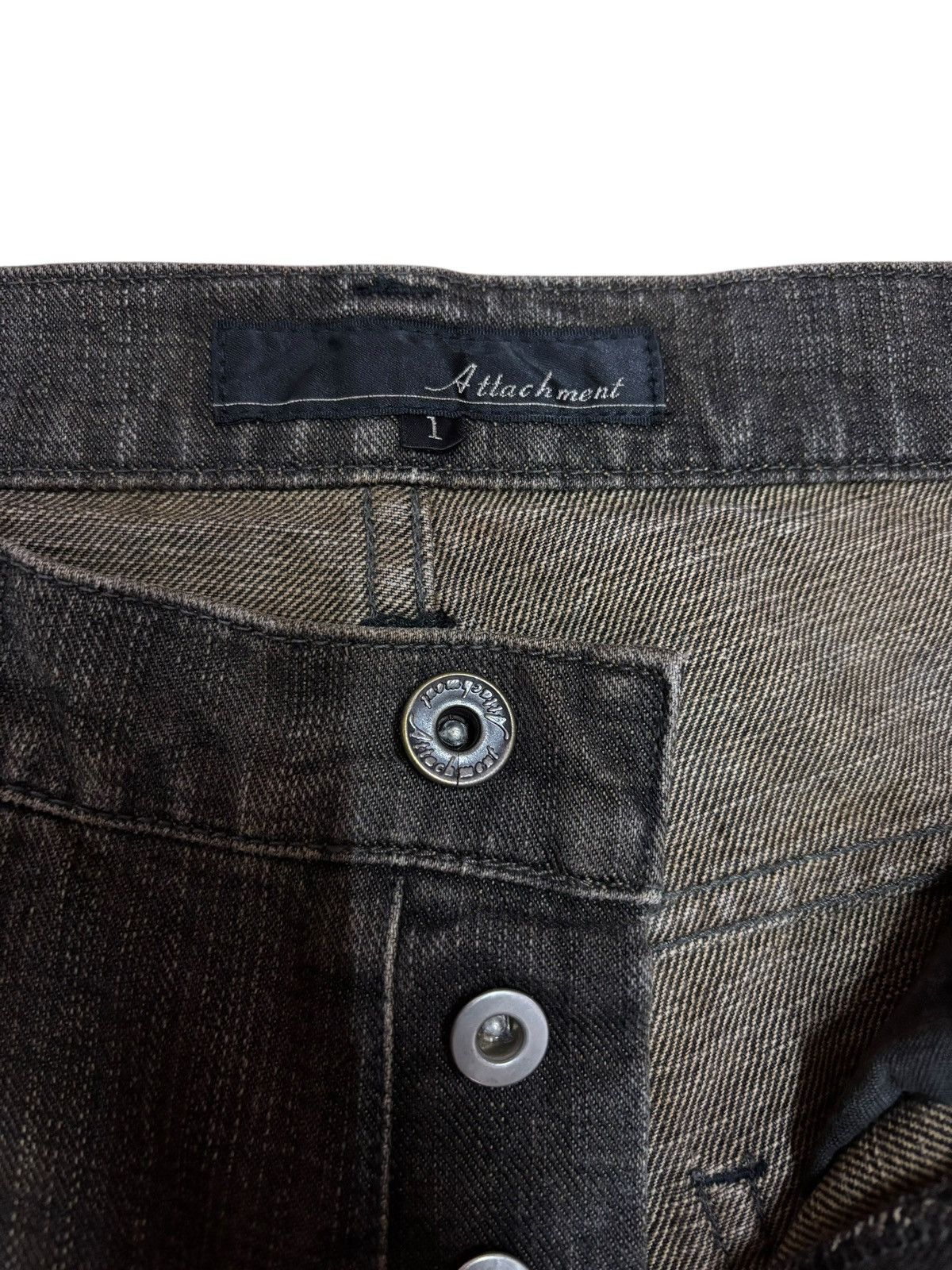 Attachment Vtg Attachment Flared Bootcut Faded Kazuyuki Kumagai Jeans Size US 29 - 6 Thumbnail