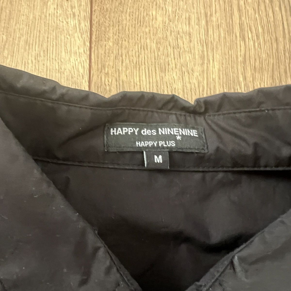 Happy99 Happy99 Angel Button Up in Black Cotton Size US M / EU 48-50 / 2 - 3 Thumbnail