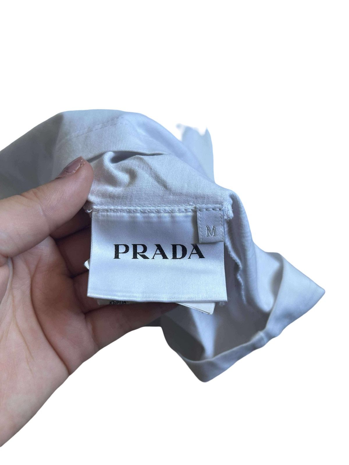 Prada Prada White Icon Tshirt Size US M / EU 48-50 / 2 - 4 Thumbnail