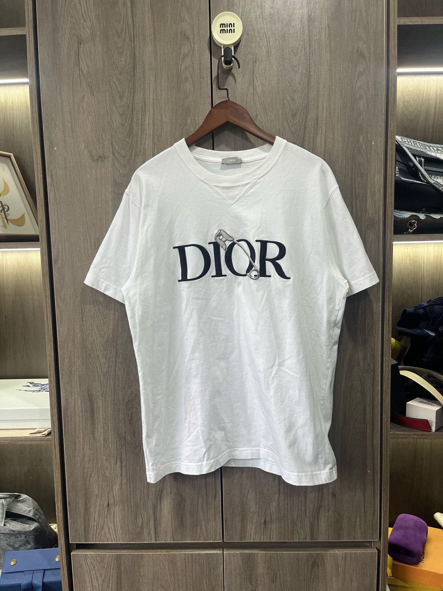 Dior DIOR Logo Embroidered Short Sleeve Size US XL / EU 56 / 4 - 1 Thumbnail