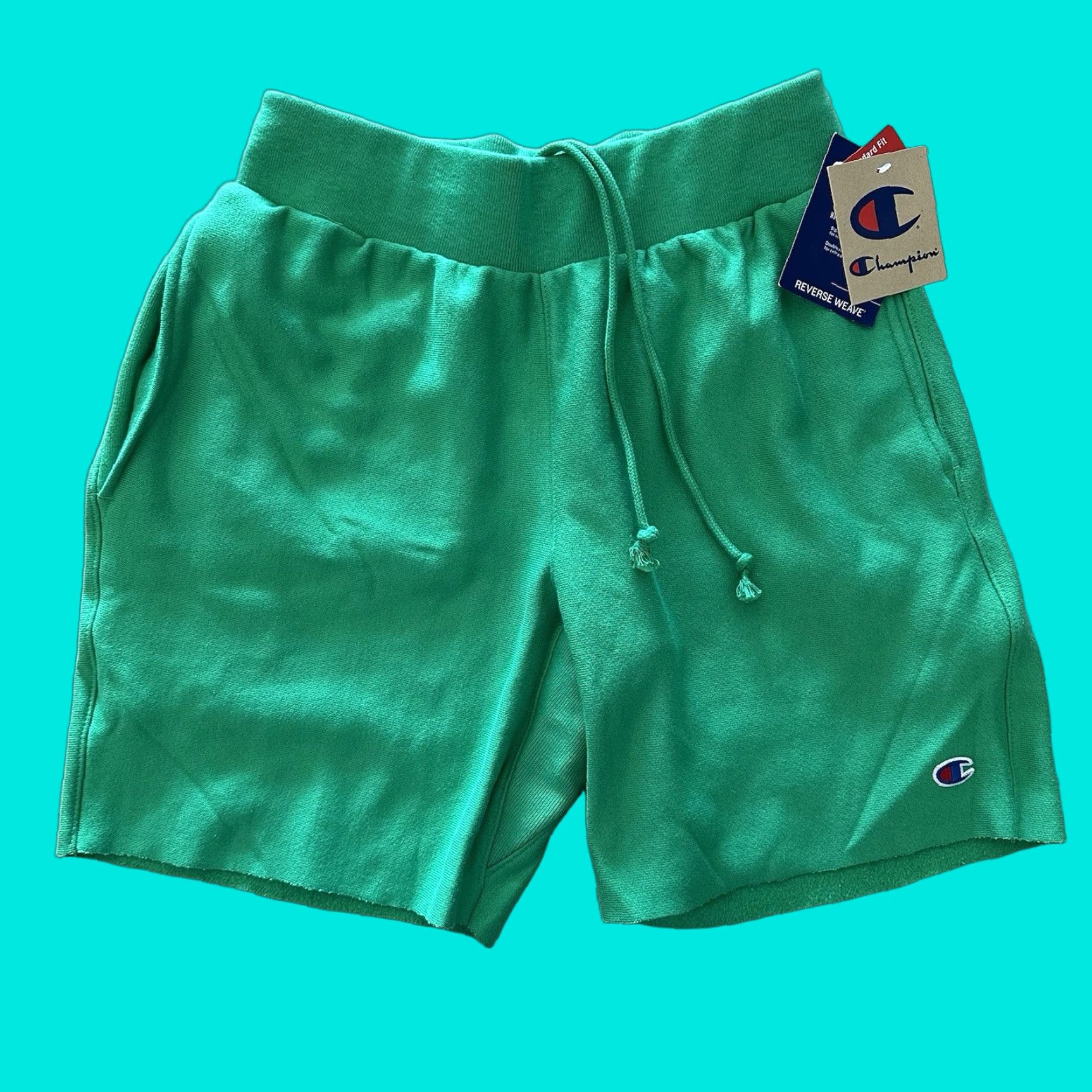 Champion Champion Shirt Mens Small Green | Champion Reverse Weave Heavyweight Fleece Shorts? Size US 29 - 1 Thumbnail
