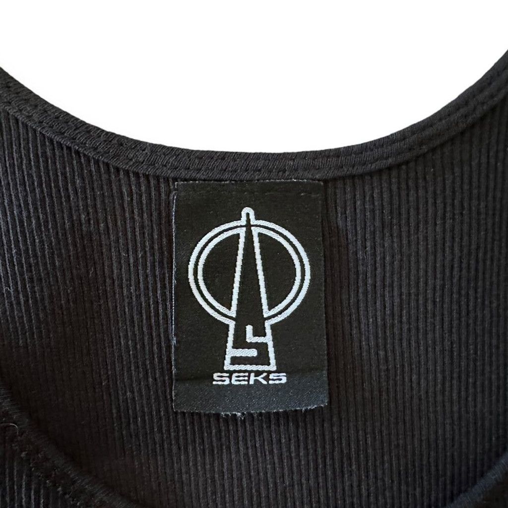 Hanes SEKS x Hanes Black Tank Large Size L / US 10 / IT 46 - 3 Thumbnail