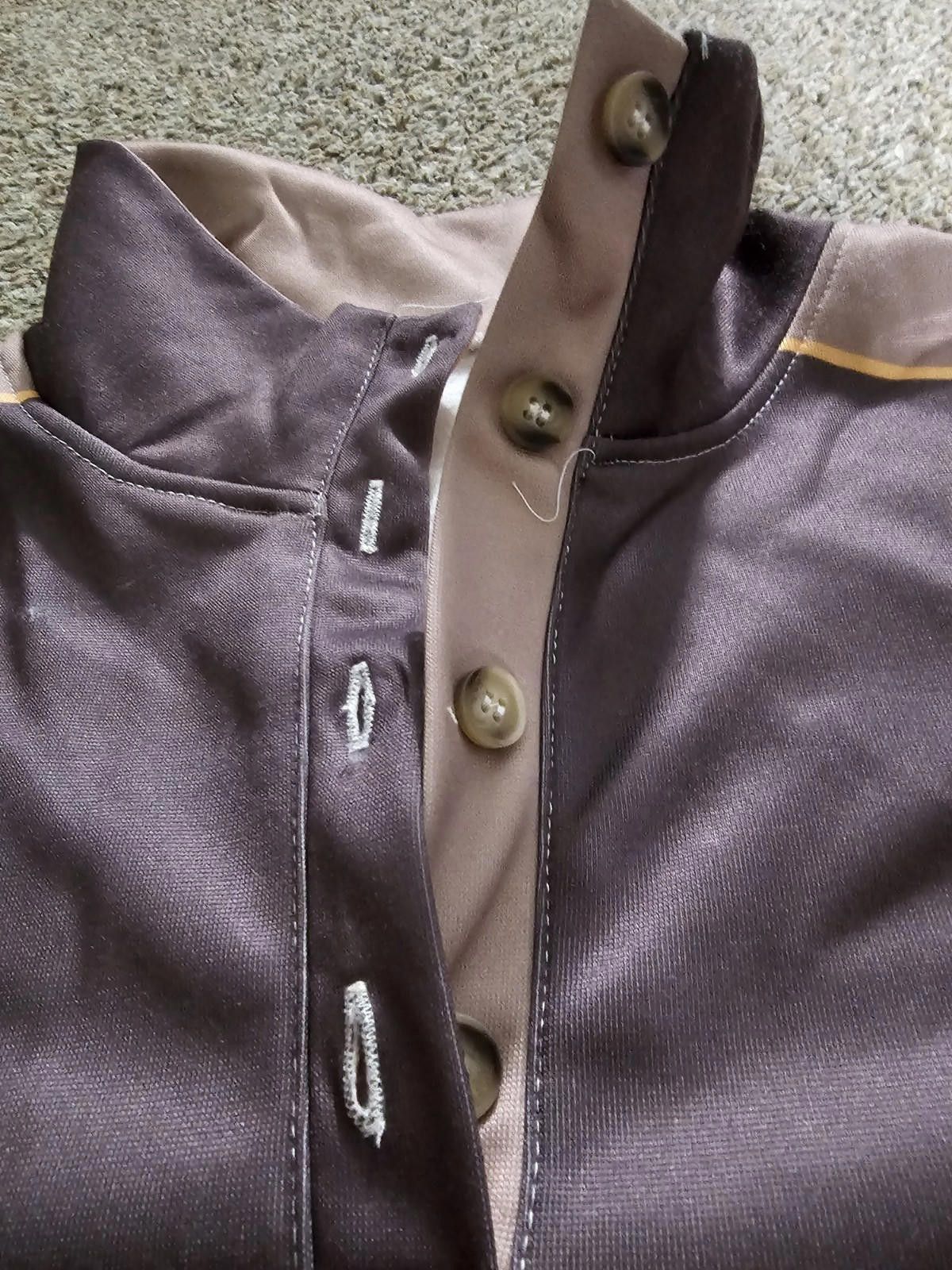 The Unbranded Brand Buck Henley Sweater SEE MEASUREMENTS L/xl? Size US M / EU 48-50 / 2 - 3 Thumbnail