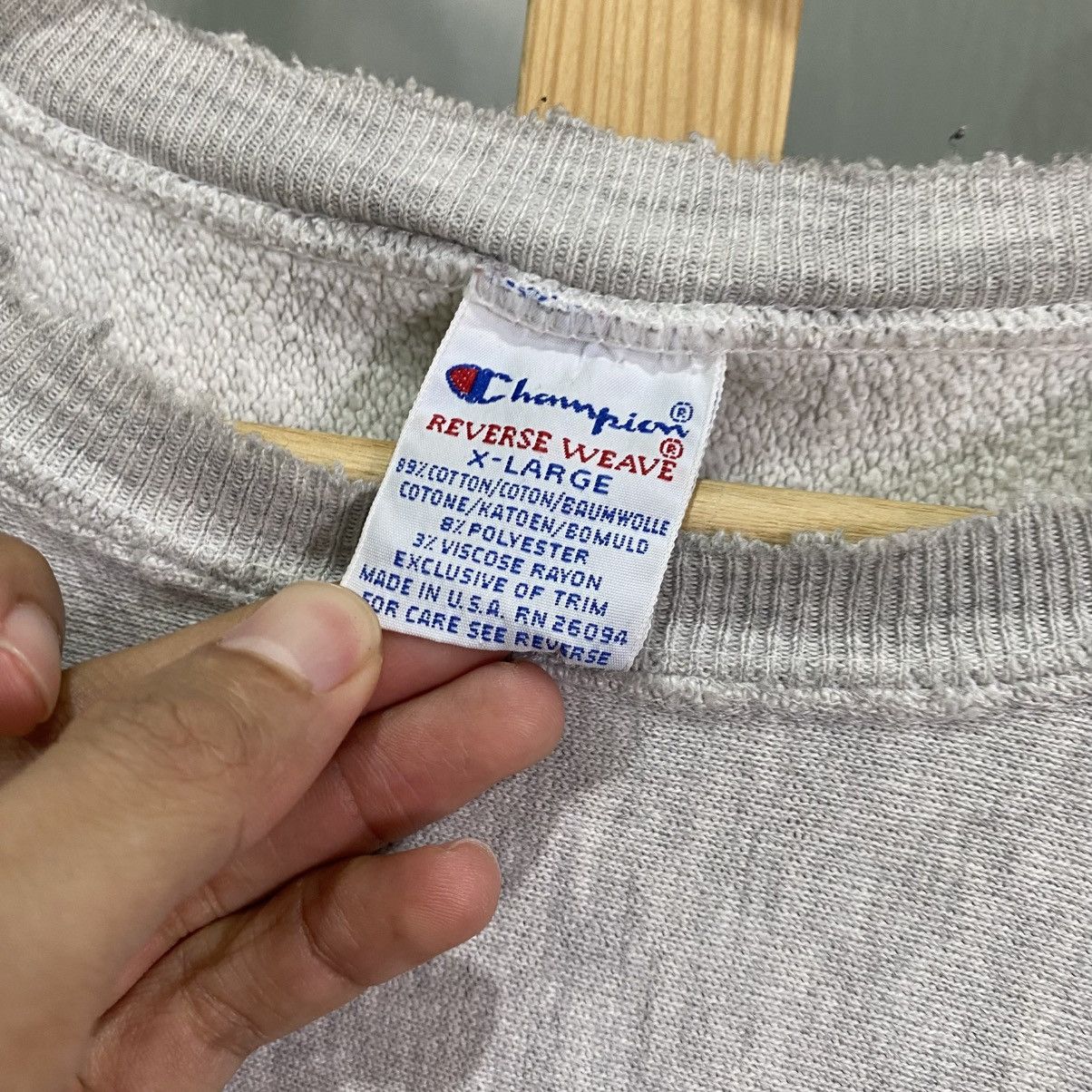 Champion Vintage 90s Champion ReverseWeave University Logo Distressed Size US XL / EU 56 / 4 - 11 Thumbnail