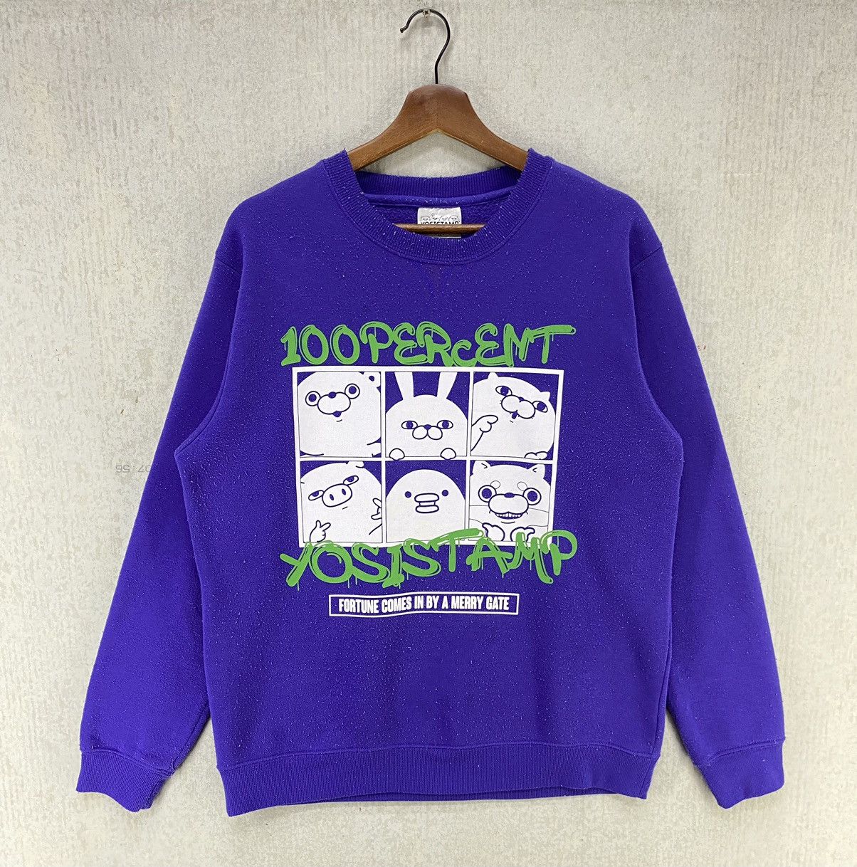 Cartoon Network × Japanese Brand Yosistamp Cartoon Sticker Sweatshirt Big Logo Crewneck Size US L / EU 52-54 / 3 - 1 Thumbnail