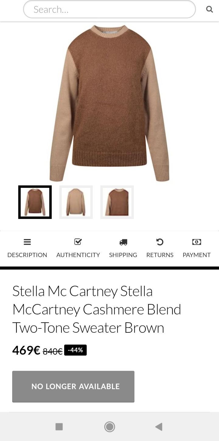 Stella McCartney Stella McCartney Cashmere Sweater Made in Italy Size US L / EU 52-54 / 3 - 2 Thumbnail