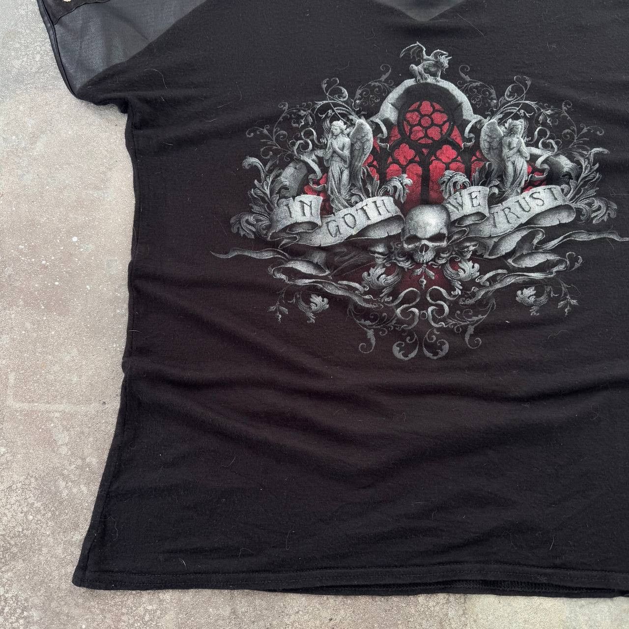 Hysteric Glamour × Vintage Spiral Vintage Gothic Punk T-Shirt Size XL / US 12-14 / IT 48-50 - 5 Thumbnail
