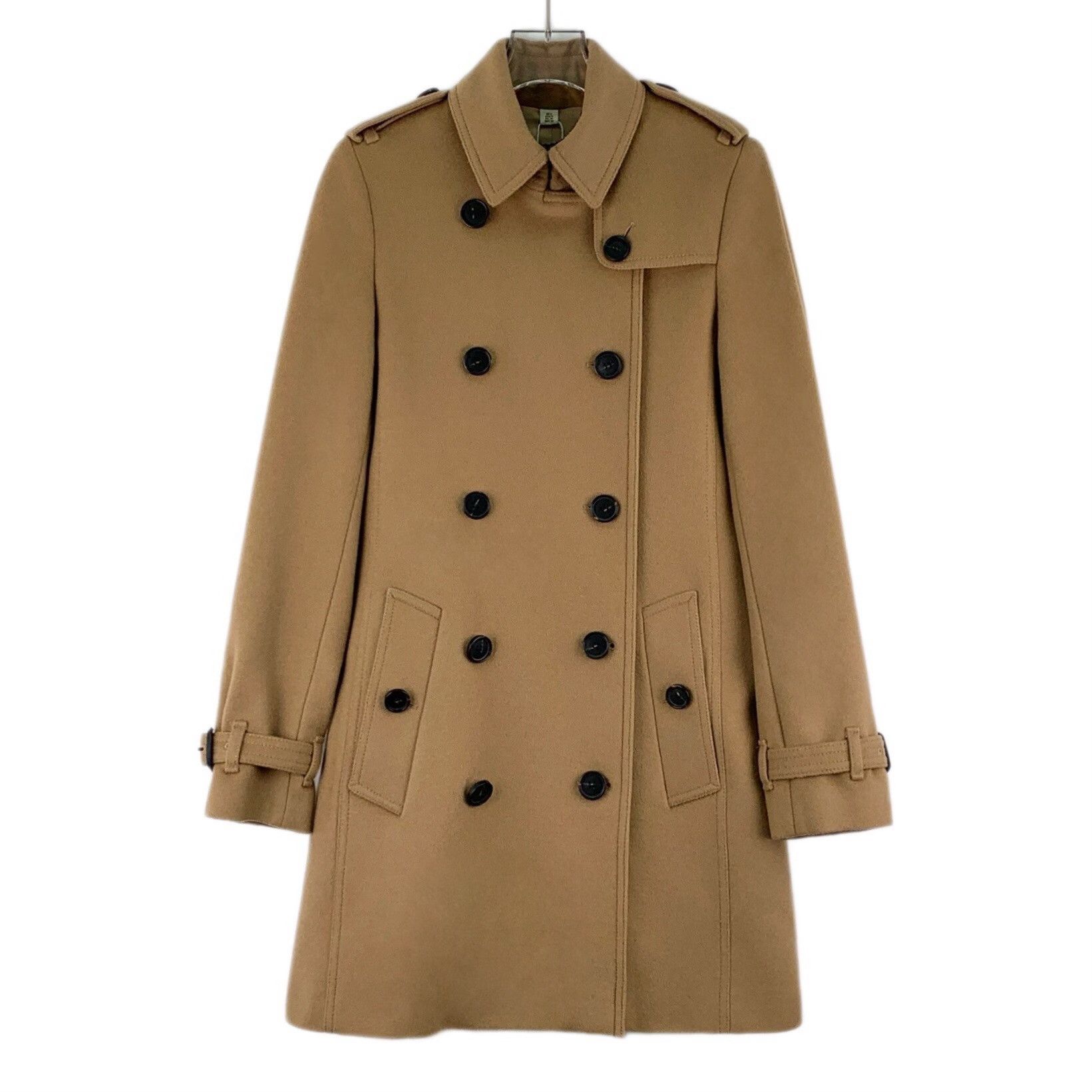 Burberry Burberry Wool Brown Coat XS Women Size XS / US 0-2 / IT 36-38 - 1 Thumbnail