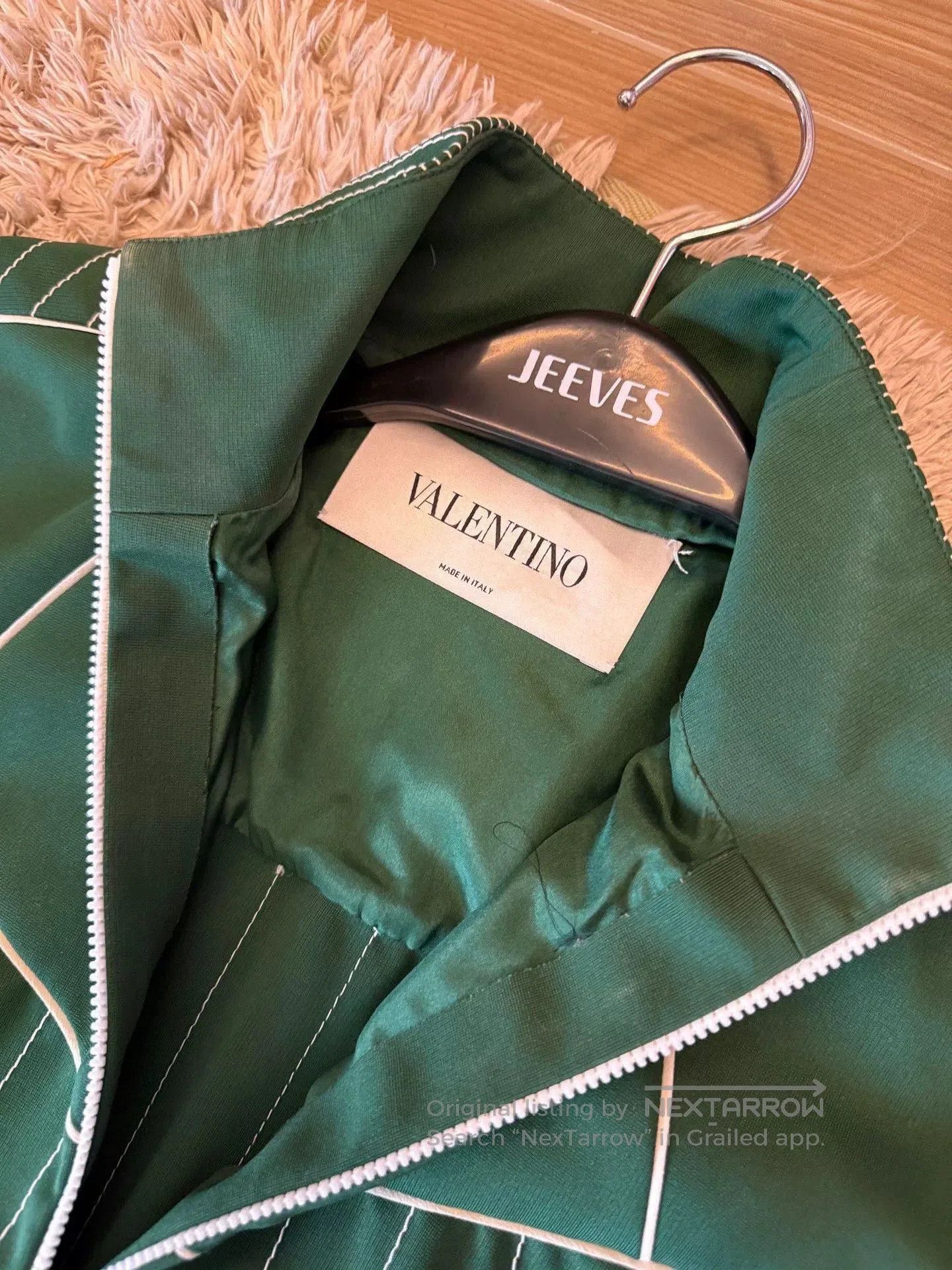 Valentino Valentino Green Zip Front Jacket . Size US M / EU 48-50 / 2 - 4 Thumbnail