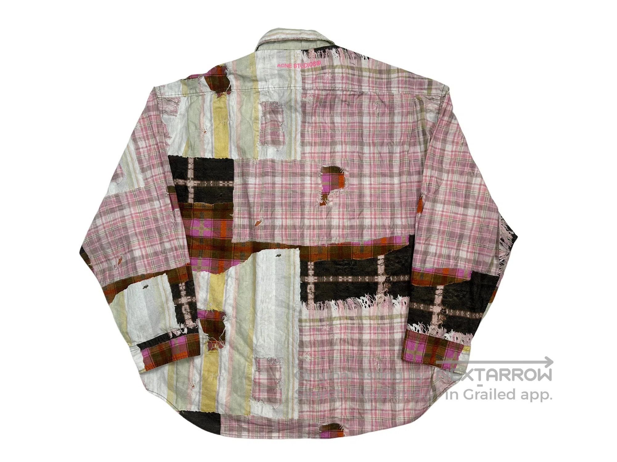 Acne Studios Acne Studios 3D Digital Printed Pink Checkered Oversized S Size US M / EU 48-50 / 2 - 2 Thumbnail