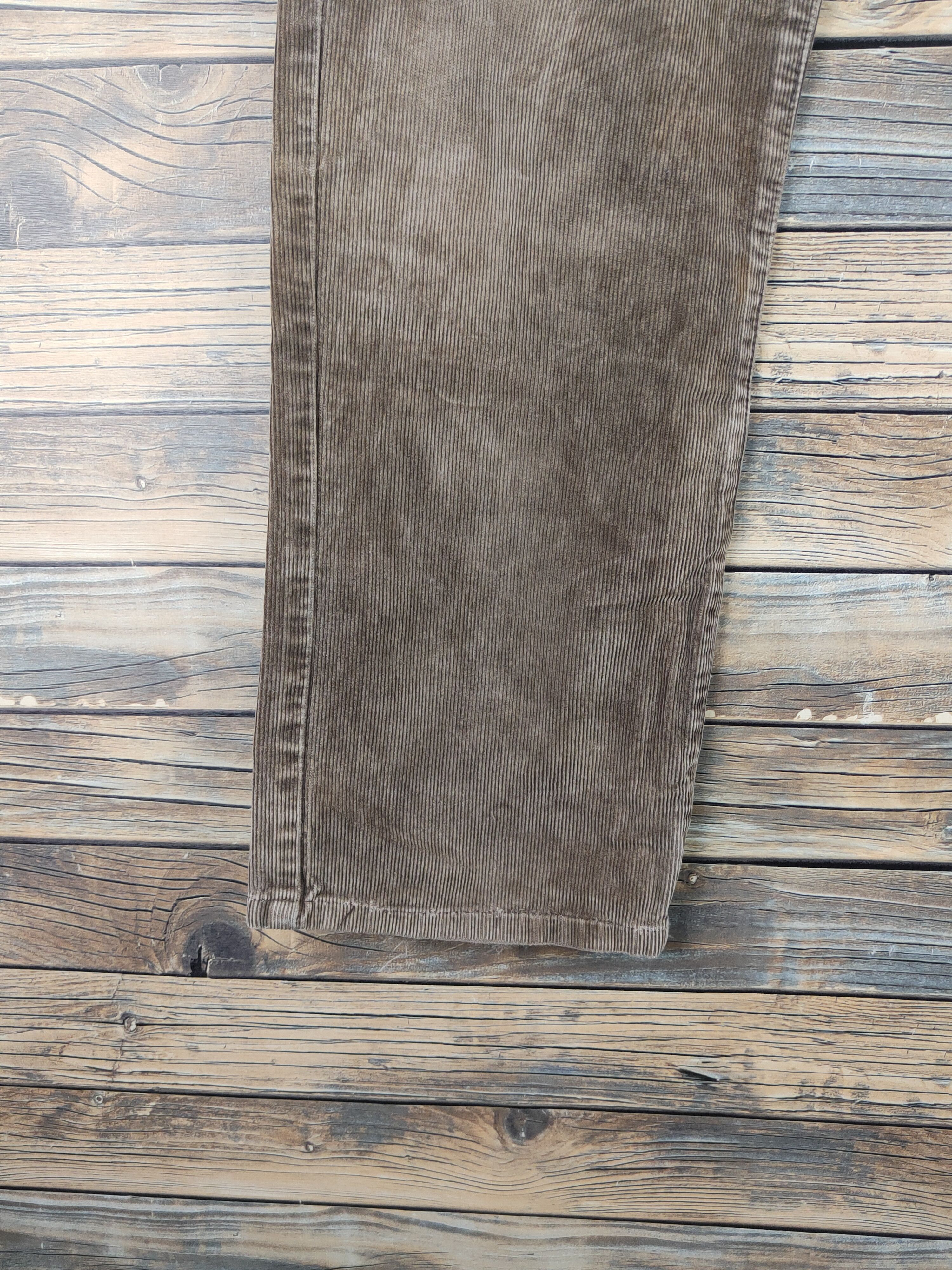 Lee DL Lee Brown Multipocket Corduroy Pants #sp46-257T Size US 31 - 5 Thumbnail