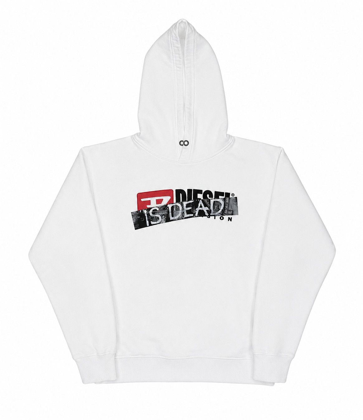 Diesel Diesel Hate Couture Division "Is Dead" Hoodie Mens White Size US L / EU 52-54 / 3 - 1 Thumbnail