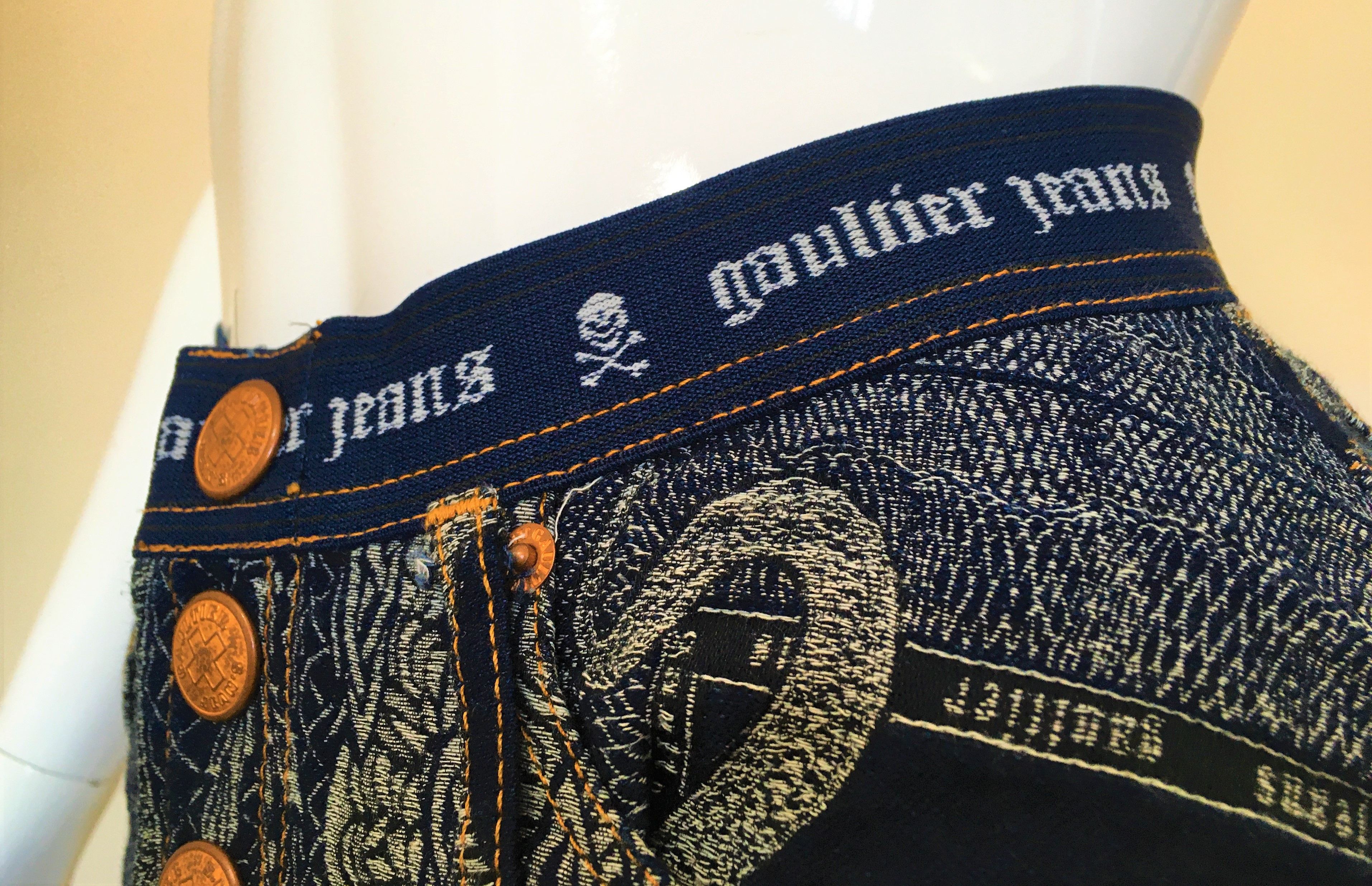 Jean Paul Gaultier Jean Paul Gaultier Dragon Pegasus Bull Baroque Mini Skirt Size 26" / US 2 / IT 38 - 7 Thumbnail