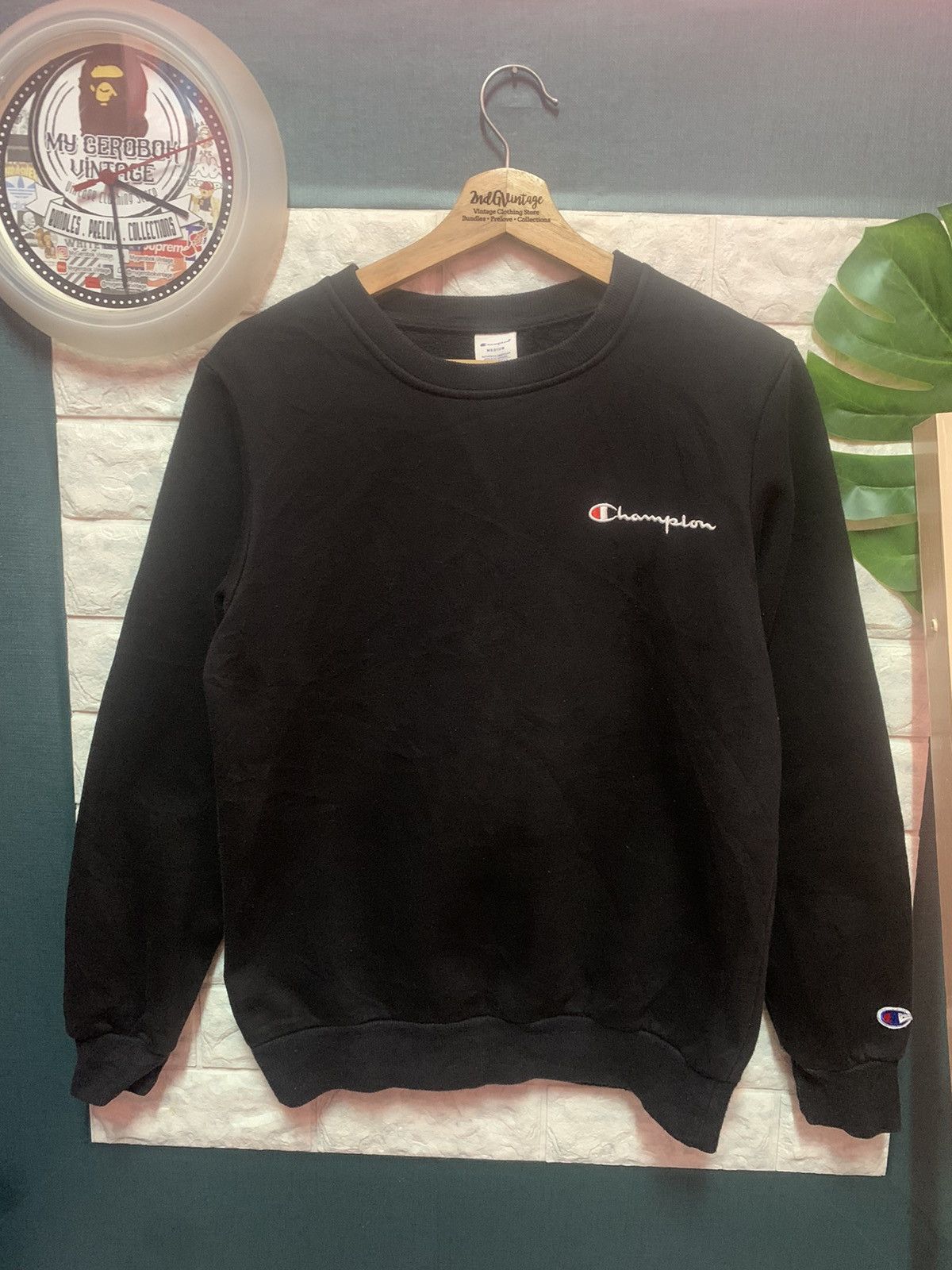 Champion × Stussy STEAL !! Sweatshirt CHAMPION X STUSSY Size US M / EU 48-50 / 2 - 2 Thumbnail