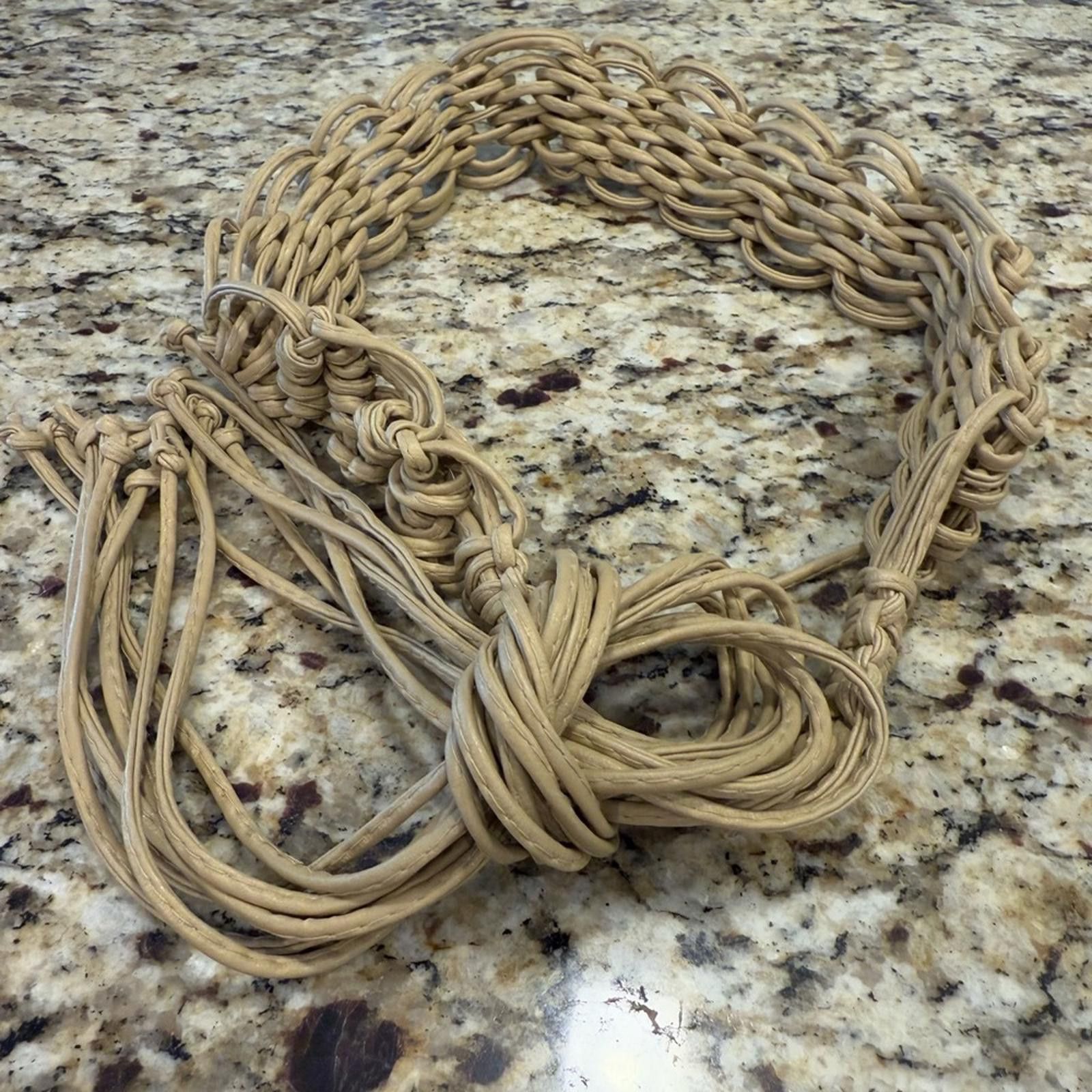 Other Tan bohemian braided rope belt tassel ends 51” length Size ONE SIZE - 2 Thumbnail