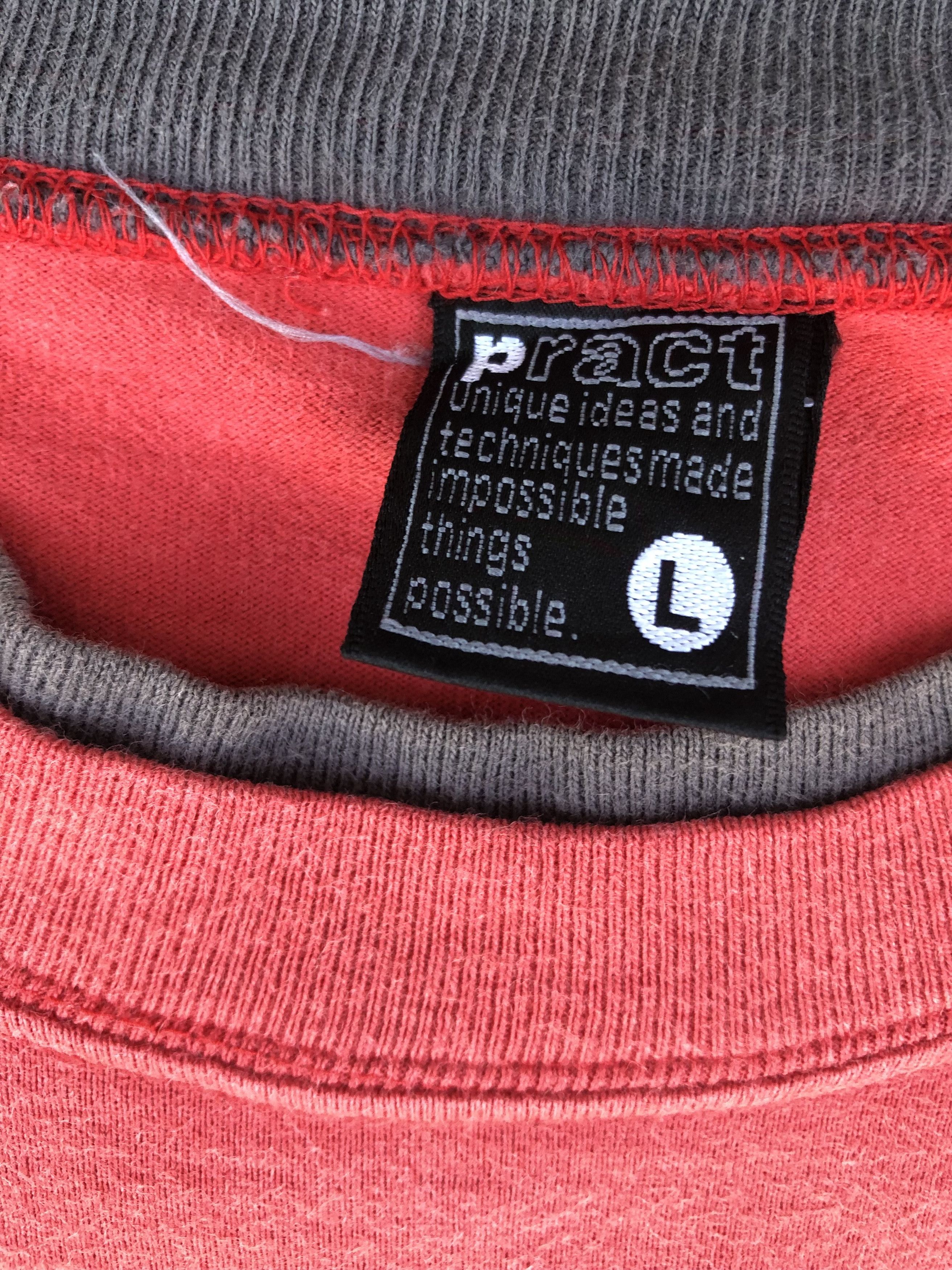Japanese Brand Vintage Pract Spell Out Longsleeve Size US L / EU 52-54 / 3 - 3 Thumbnail