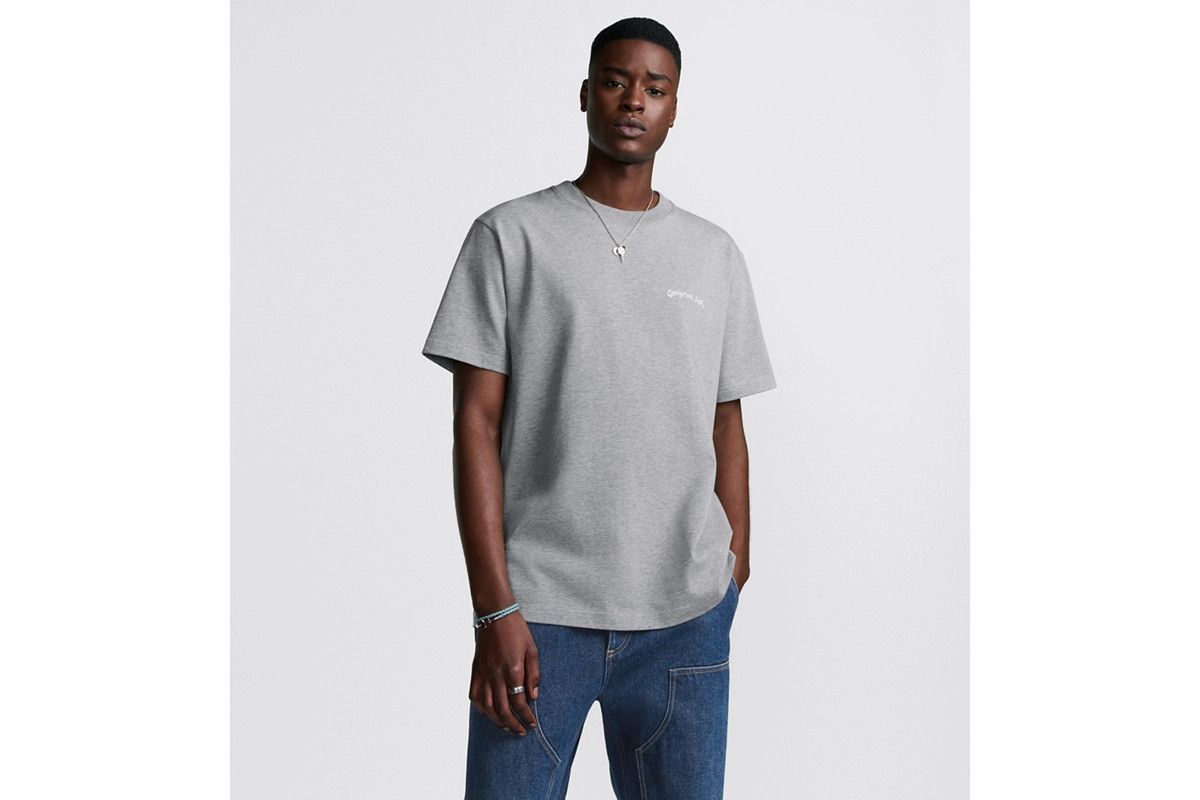 Dior o1bcso1str0226 Tag T-Shirt in Grey Size US M / EU 48-50 / 2 - 4 Thumbnail