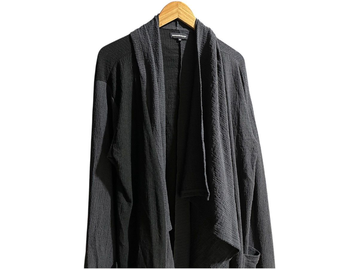 semanticdesign 🔥Sick Y2K Semantic Design Split Asymmetric Pleats Cardigan Size US XL / EU 56 / 4 - 9 Thumbnail