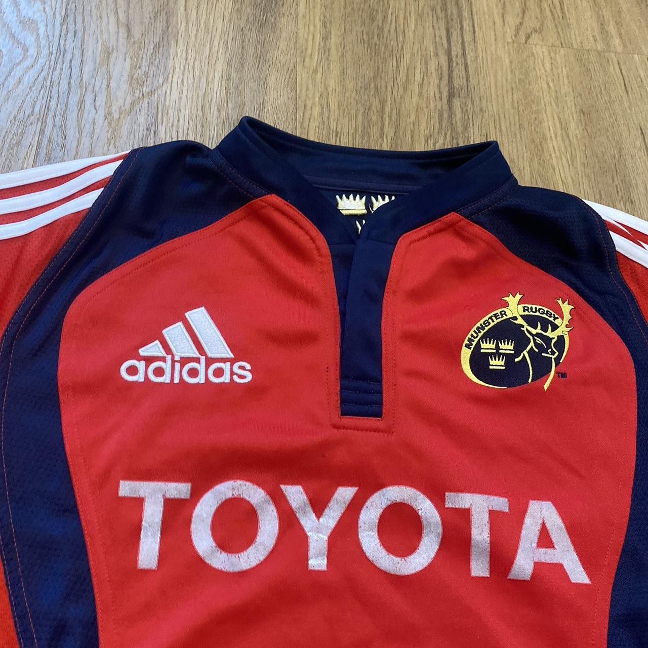 Adidas 2007-08 Munster Rugby Toyota Shirt y2k 2000s Size US M / EU 48-50 / 2 - 3 Thumbnail