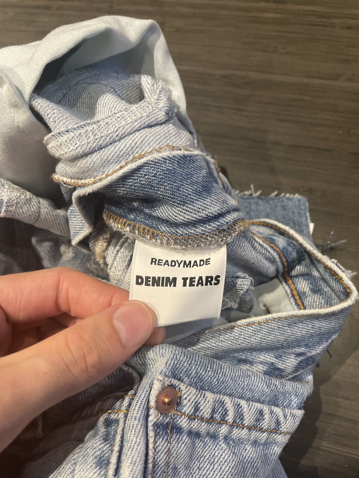 DENIM TEARS × READYMADE Readymade x Denim Tears Flare Jeans Size US 33 - 8 Thumbnail