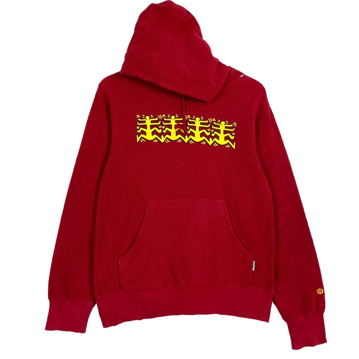 Keith Haring 💥KEITH HARING POP ART MICRO FLEECE HOODIE Size US S / EU 44-46 / 1 - 1 Thumbnail