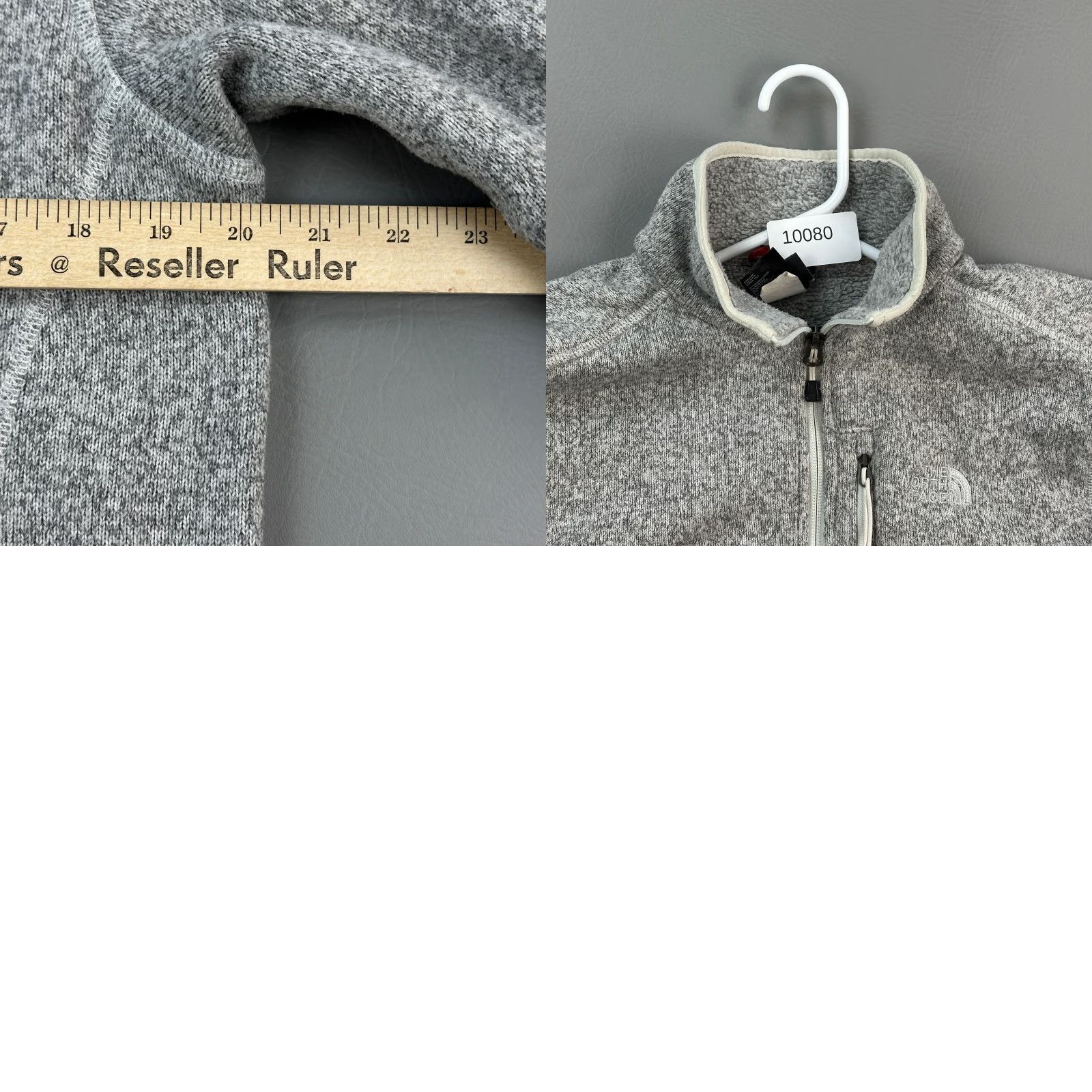 The North Face The North Face Gordon Lyons Sweater Mens Small Gray 1/4 Fleece Pullover Outdoor Vintage Size US S / EU 44-46 / 1 - 10 Thumbnail