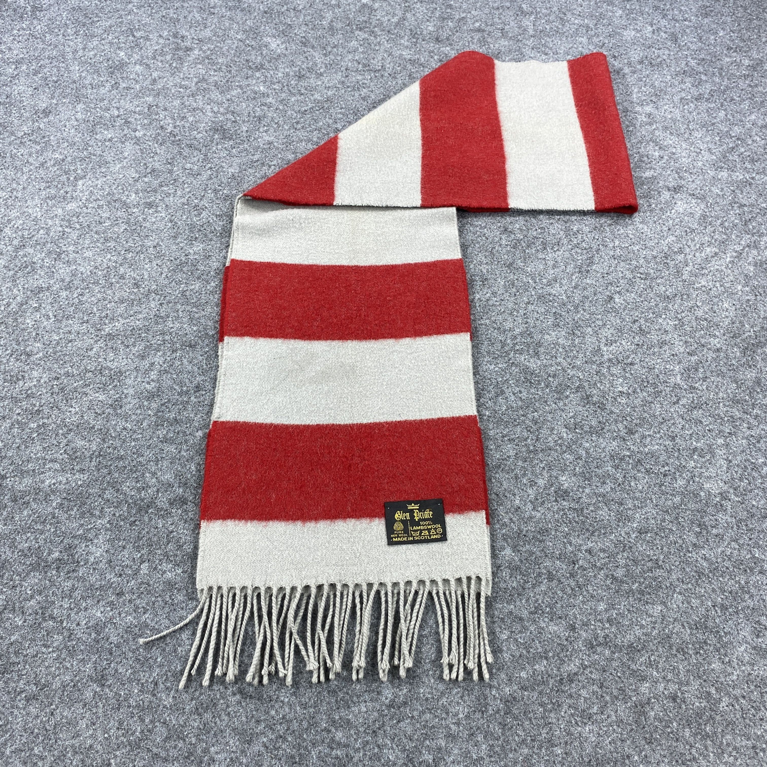Vintage Glen Prince Scarf # Muffler # Neckwear # D689 Size ONE SIZE - 6 Thumbnail