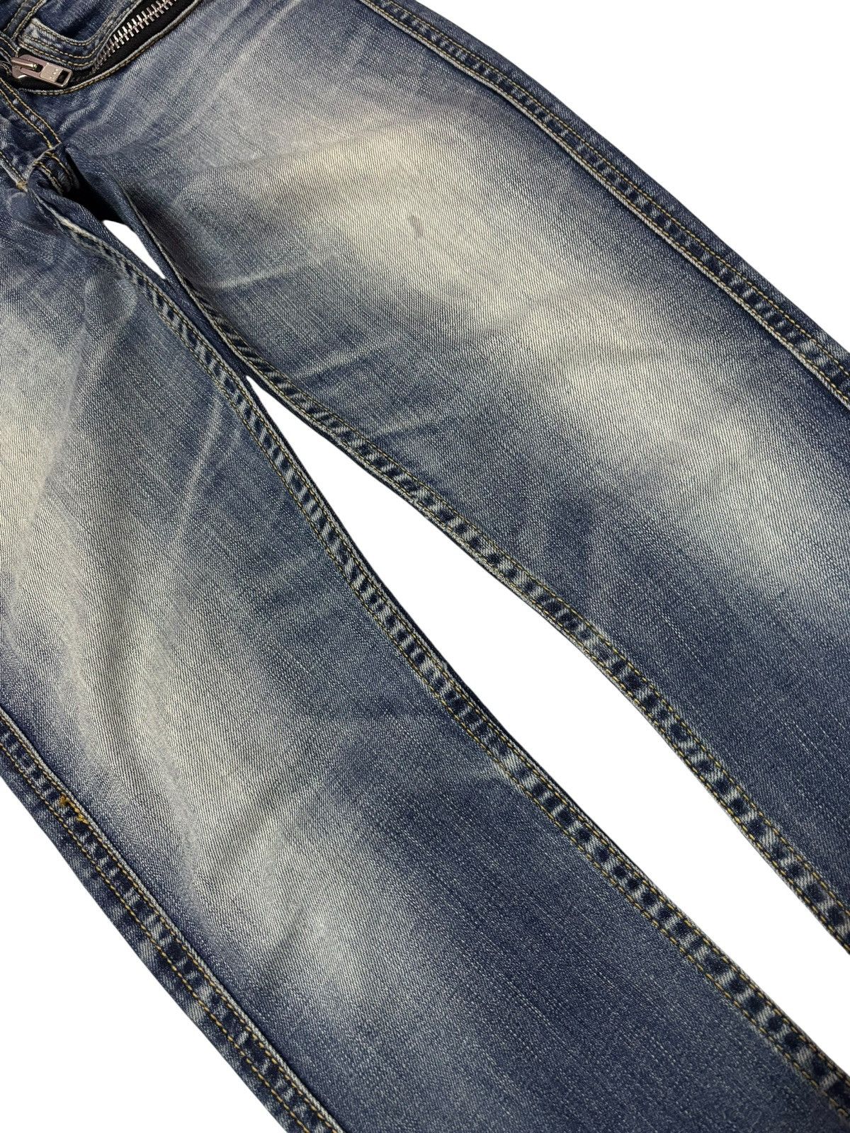 Japanese Brand Vtg RNA Inc Japan Bondage Distressed Jeans Size 30" / US 8 / IT 44 - 4 Thumbnail