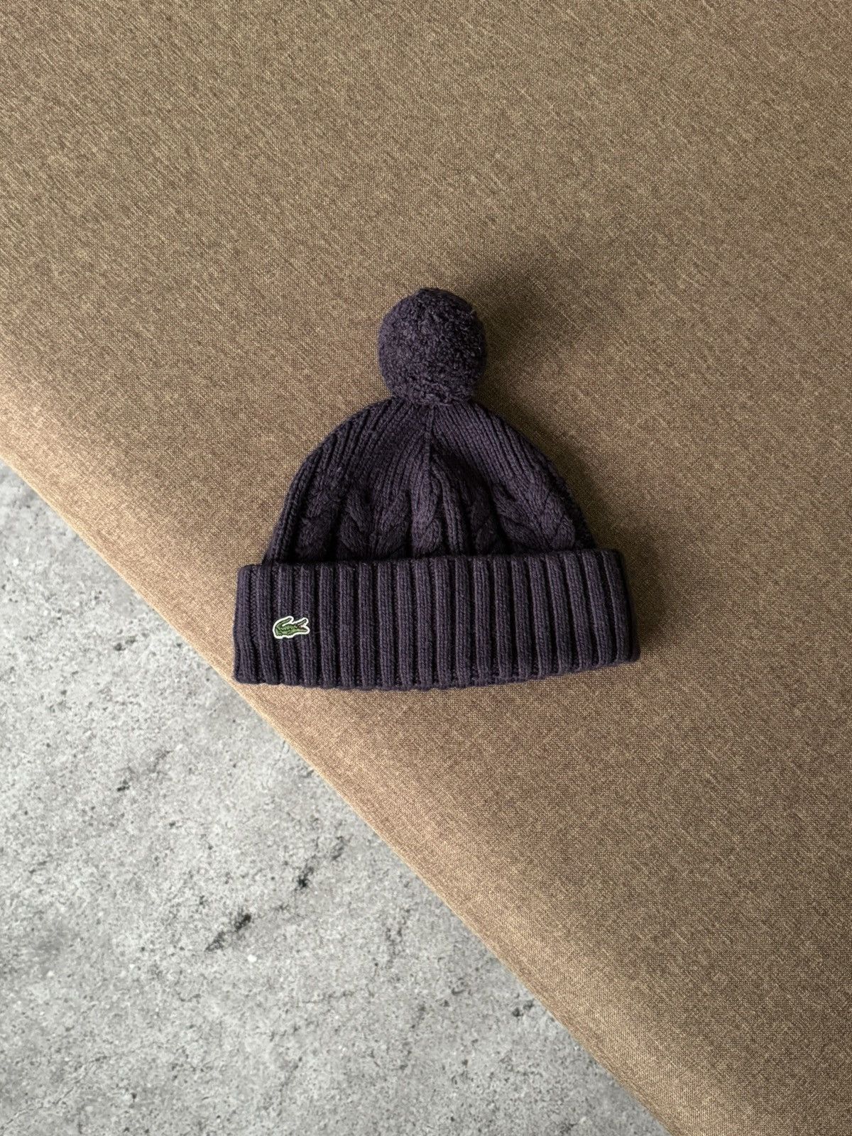 Lacoste × Vintage Vintage Lacoste knitted hat Size ONE SIZE - 2 Thumbnail