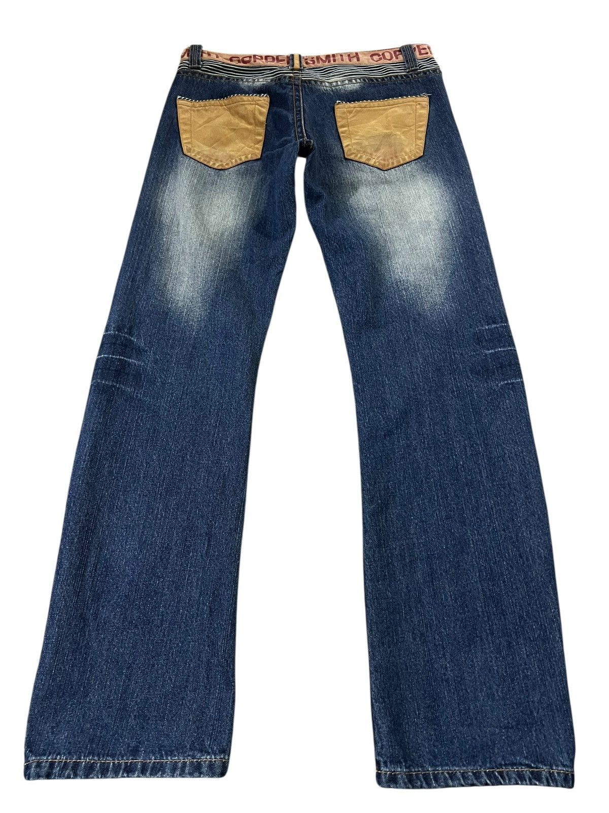 Japanese Brand 💥Smith Cooper Distress Patchwork Japanese Jean Size US 31 - 2 Thumbnail